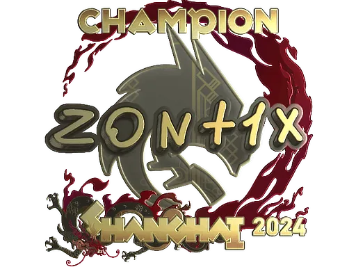 Sticker | zont1x (Gold, Champion) | Shanghai 2024