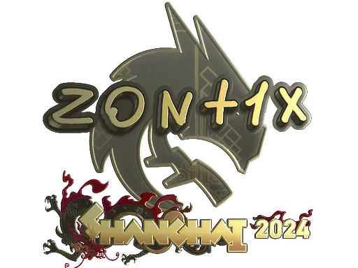 Sticker | zont1x (Gold) | Shanghai 2024