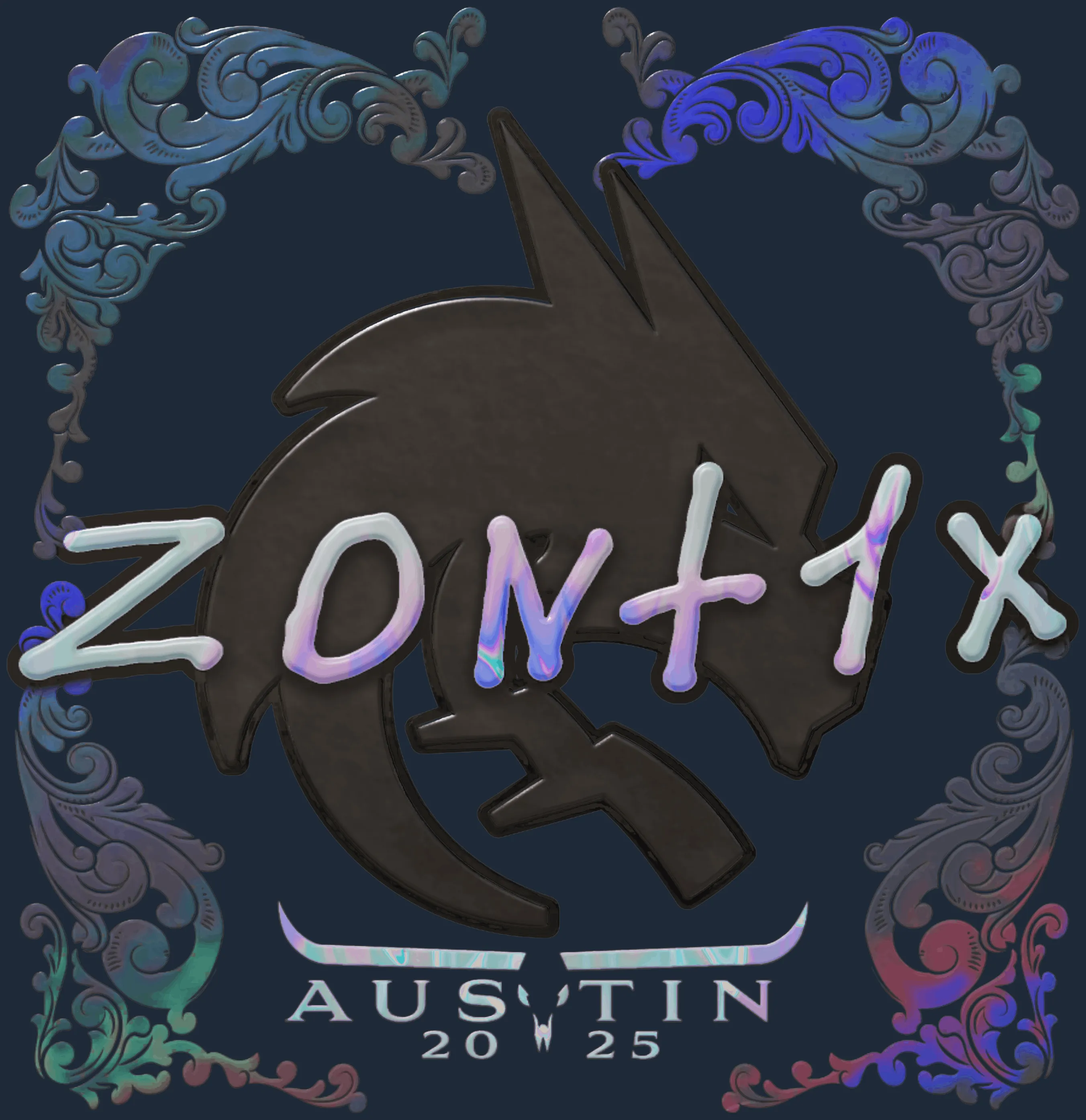 Sticker | zont1x (Holo) | Austin 2025