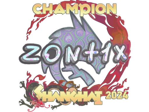Sticker | zont1x (Holo, Champion) | Shanghai 2024