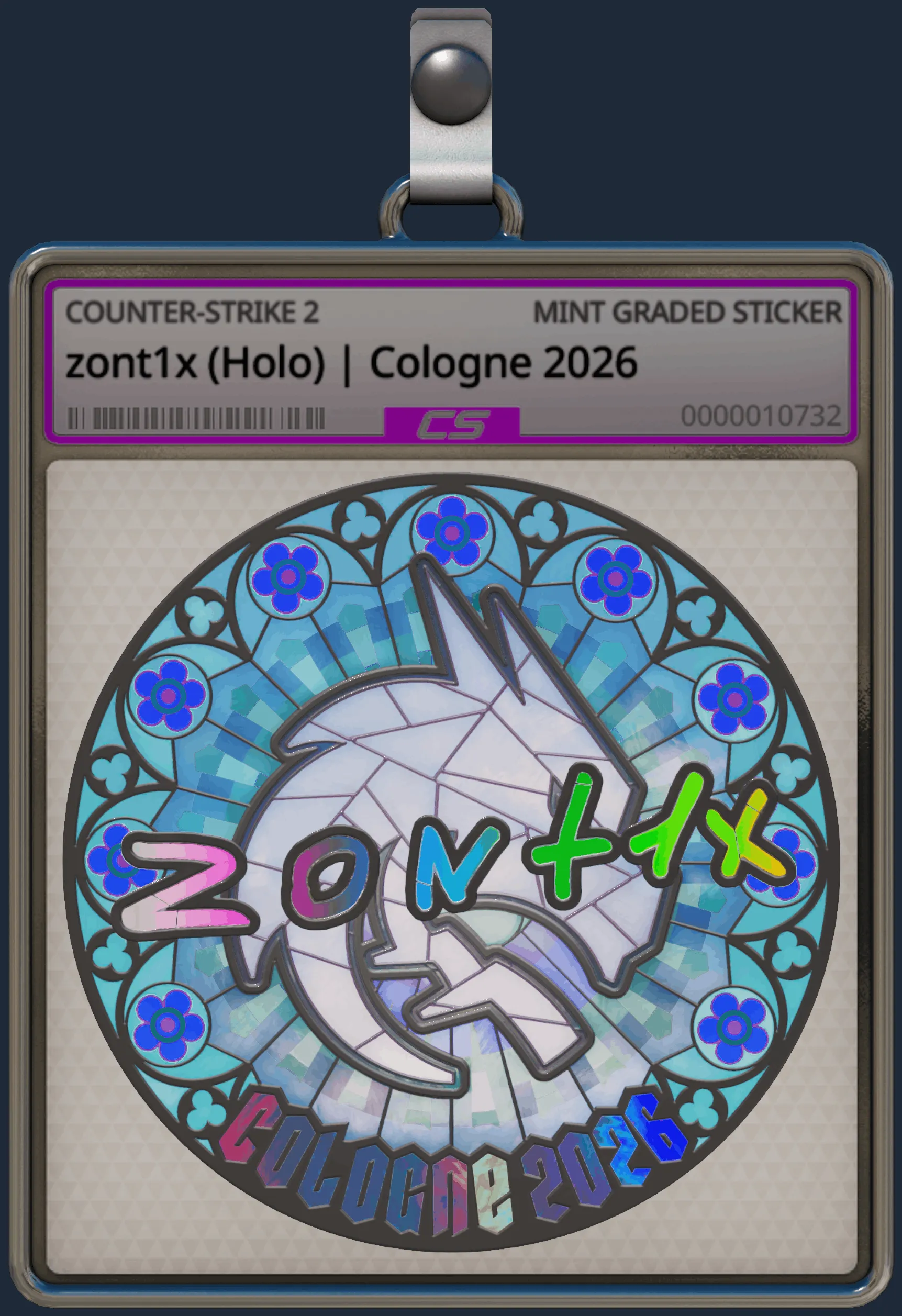Sticker | zont1x (Holo) | Cologne 2026