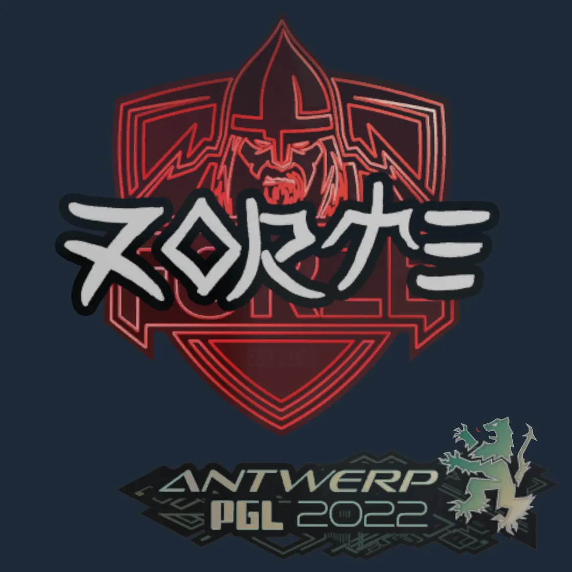 Sticker | zorte | Antwerp 2022