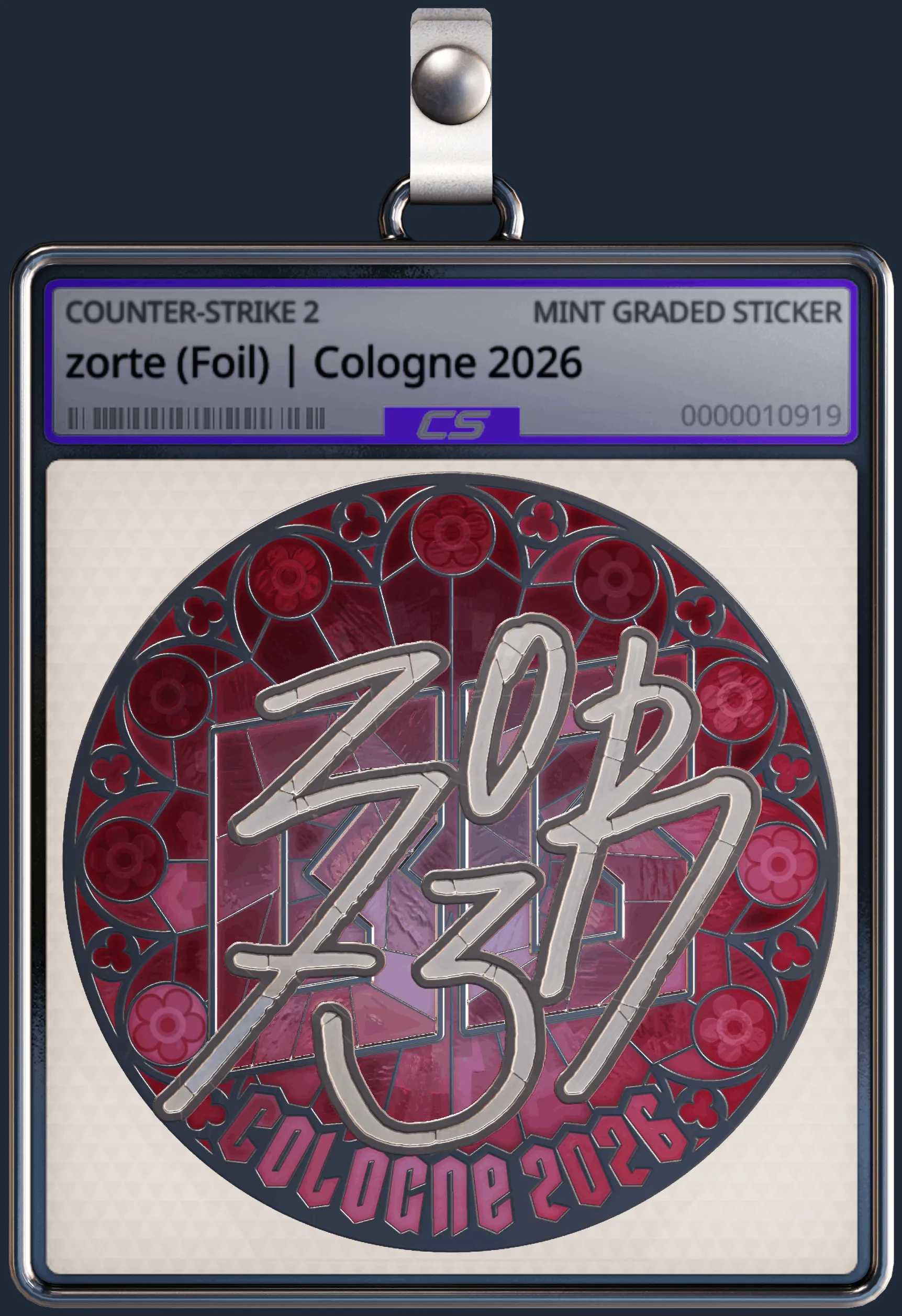 Sticker | zorte (Foil) | Cologne 2026