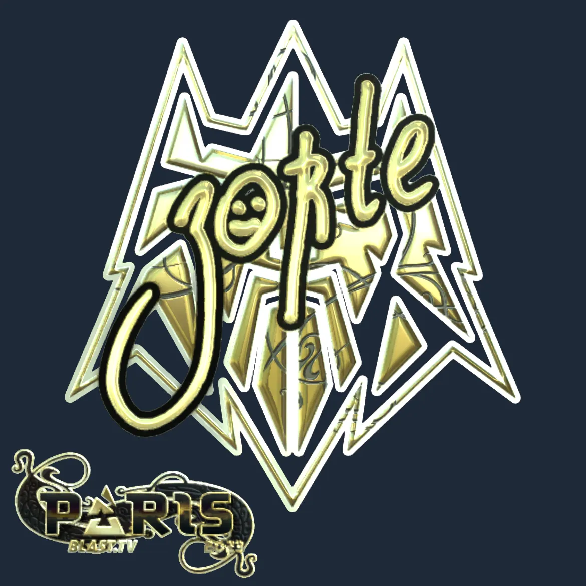 Sticker | zorte (Gold) | Paris 2023