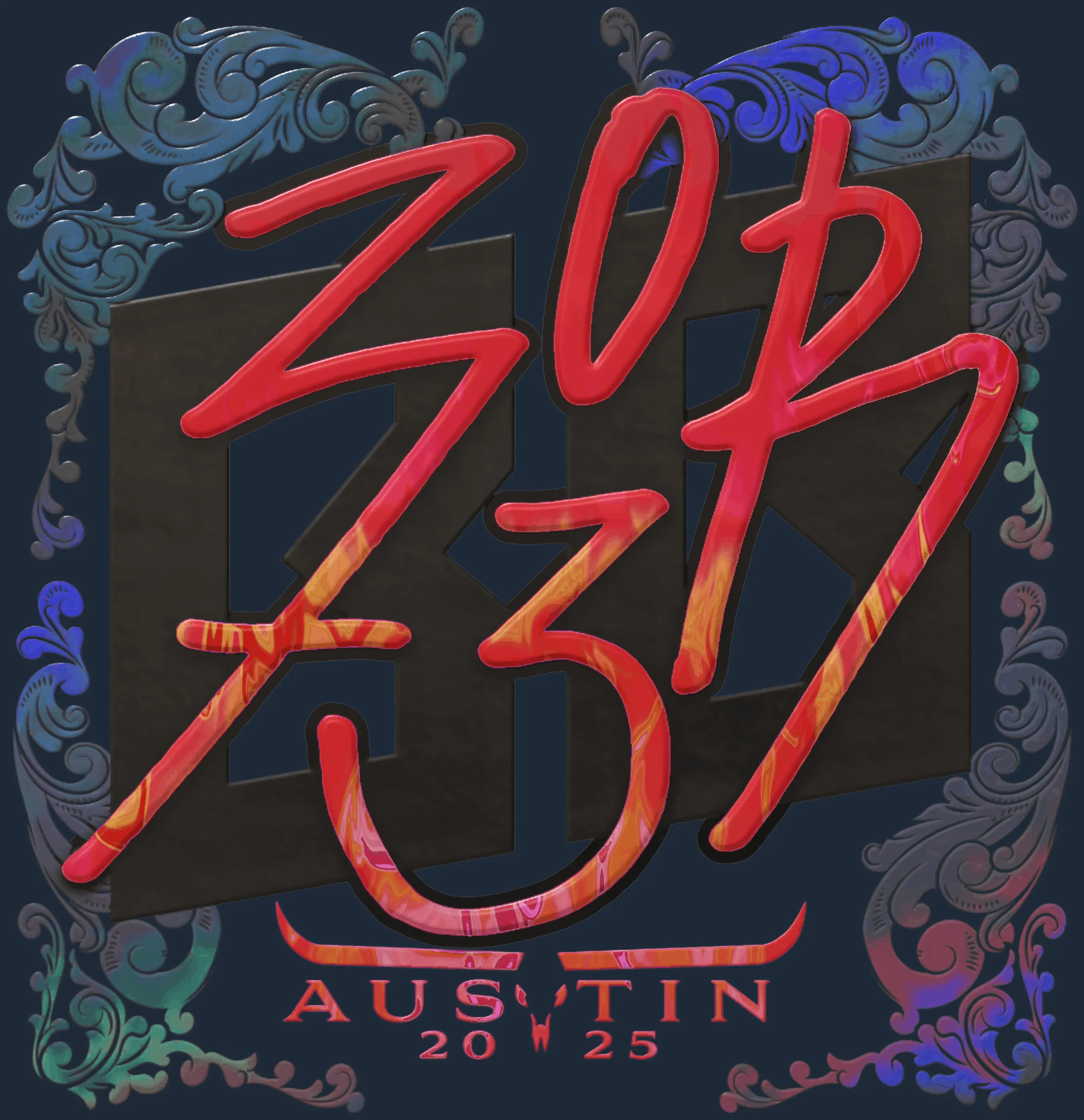 Sticker | zorte (Holo) | Austin 2025
