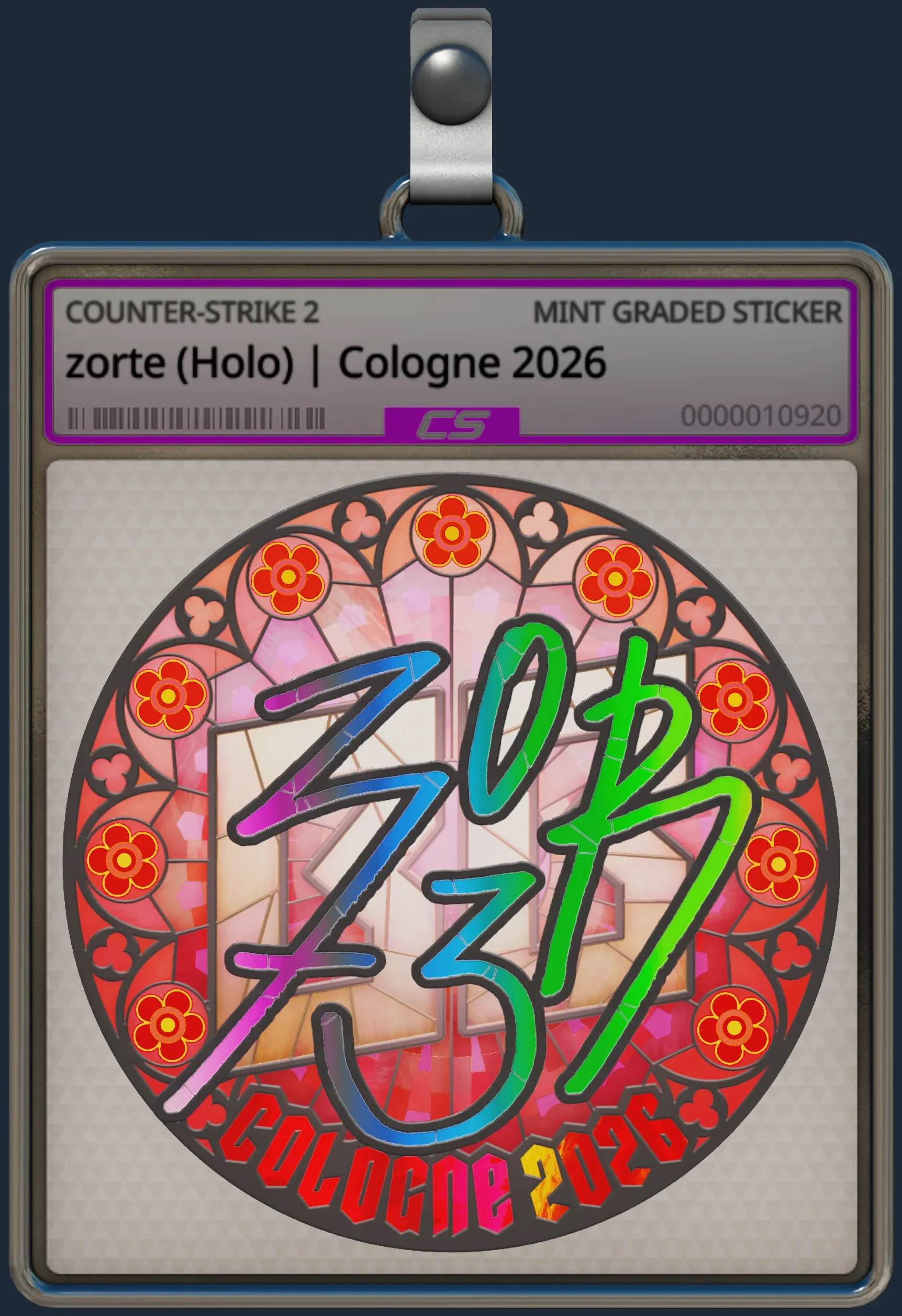 Sticker | zorte (Holo) | Cologne 2026