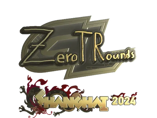 Sticker | ztr (Gold) | Shanghai 2024