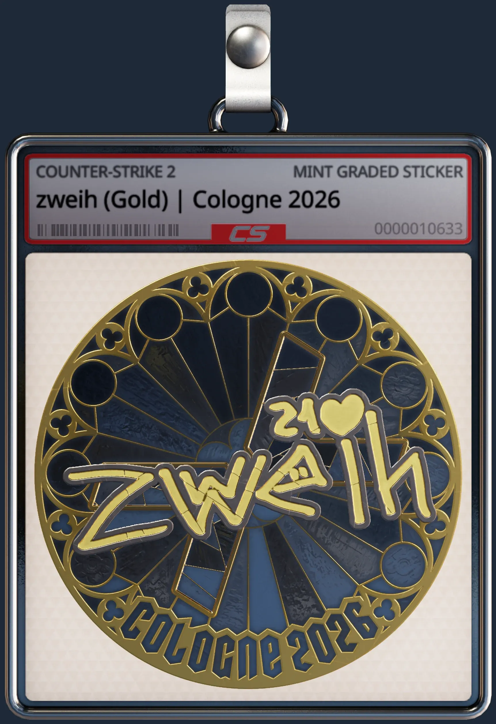 Sticker | zweih (Gold) | Cologne 2026 Sticker | zweih (Gold) | Cologne 2026