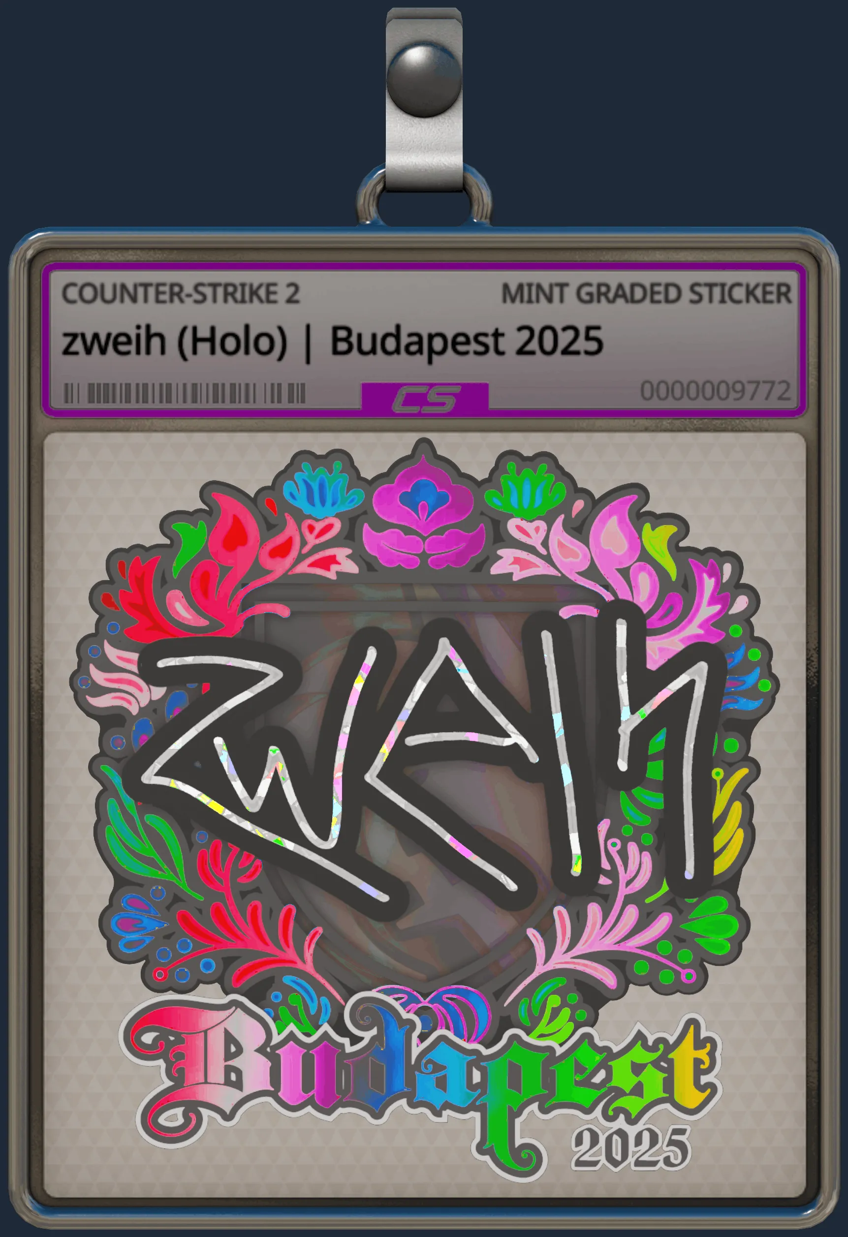 Sticker | zweih (Holo) | Budapest 2025