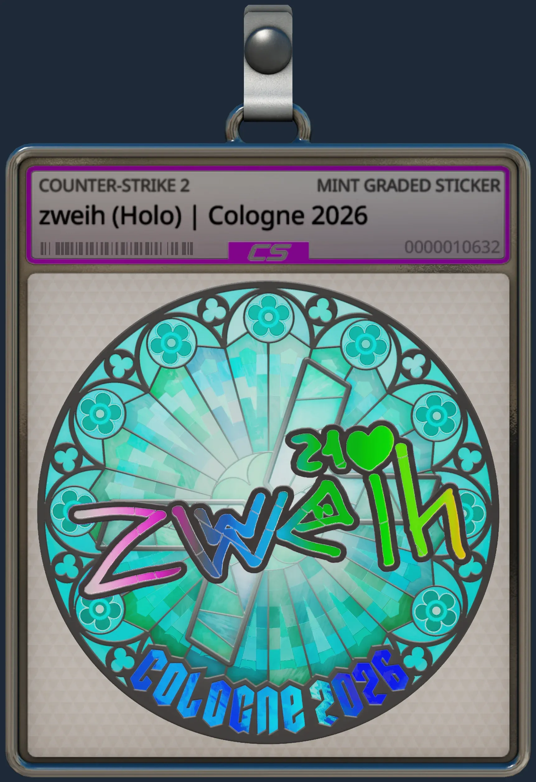 Sticker | zweih (Holo) | Cologne 2026
