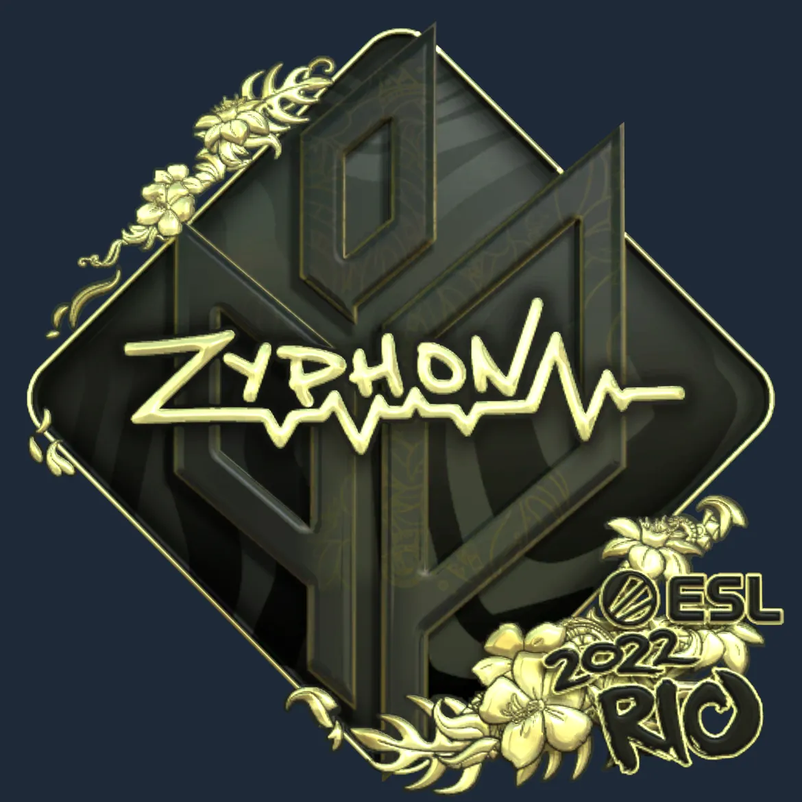 Sticker | Zyphon (Gold) | Rio 2022