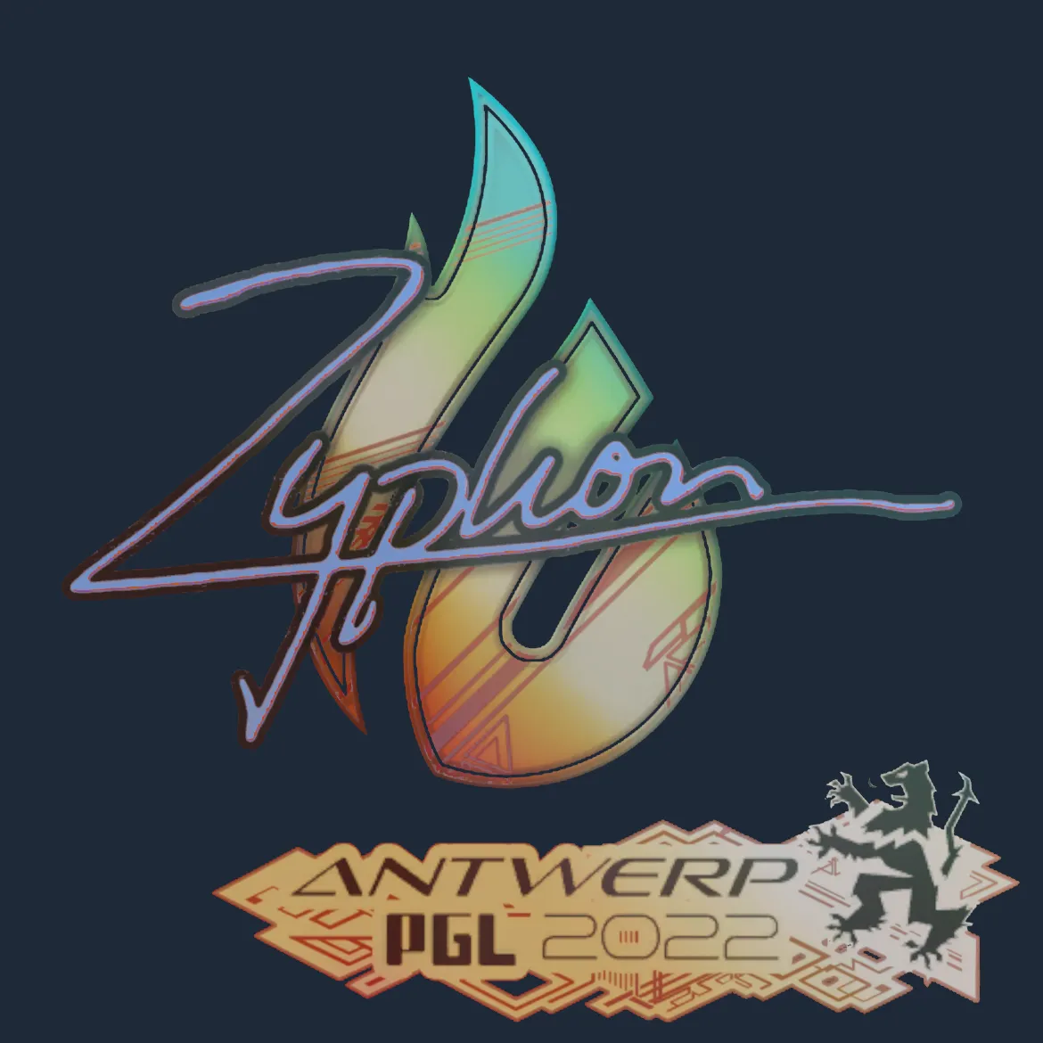 Sticker | Zyphon (Holo) | Antwerp 2022
