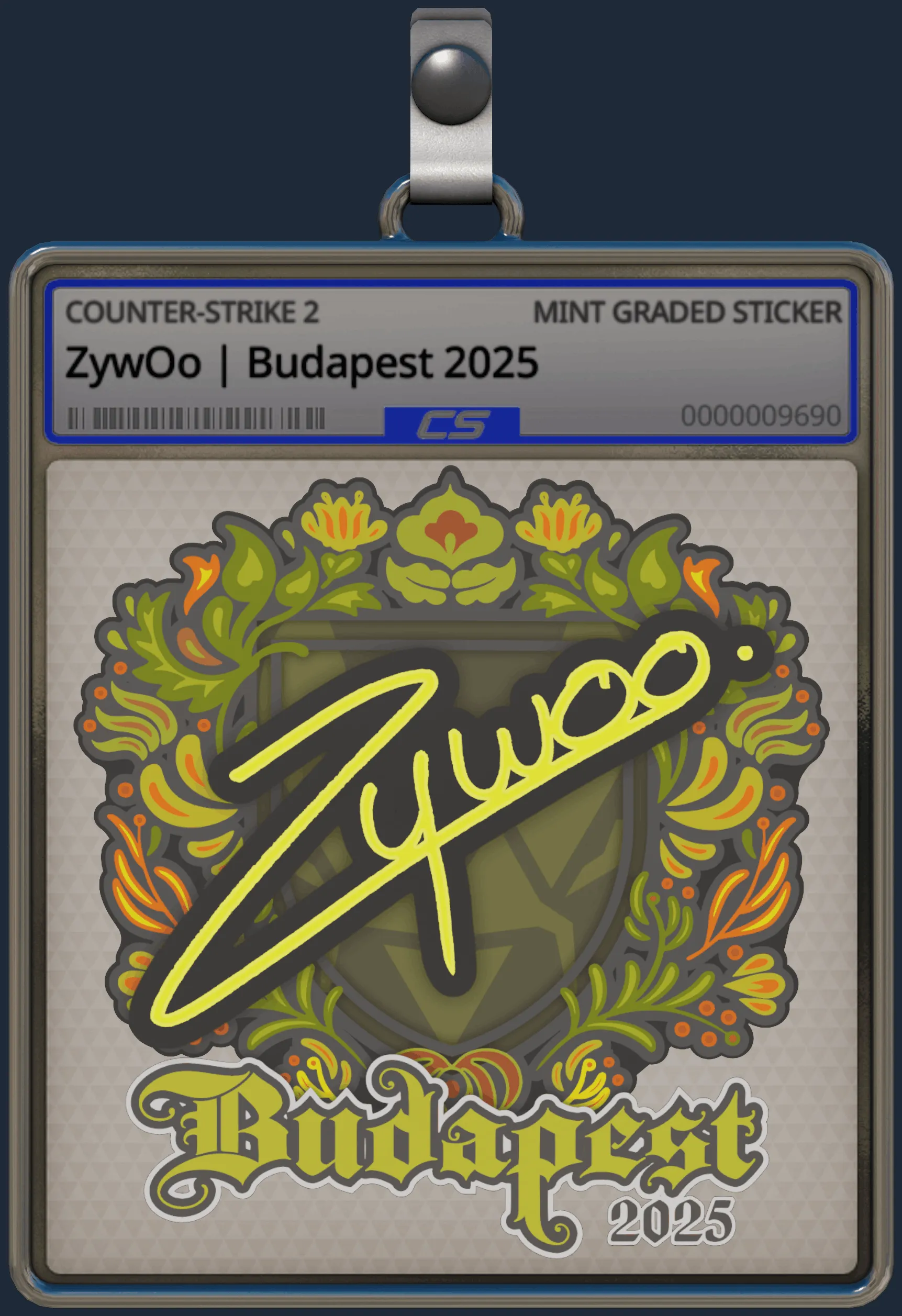 Sticker | ZywOo | Budapest 2025 Sticker | ZywOo | Budapest 2025