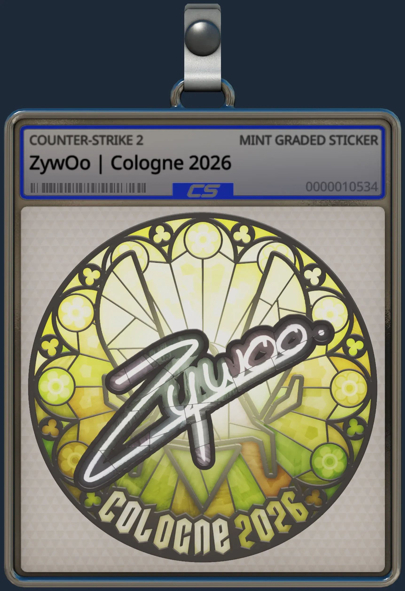 Sticker | ZywOo | Cologne 2026 Sticker | ZywOo | Cologne 2026