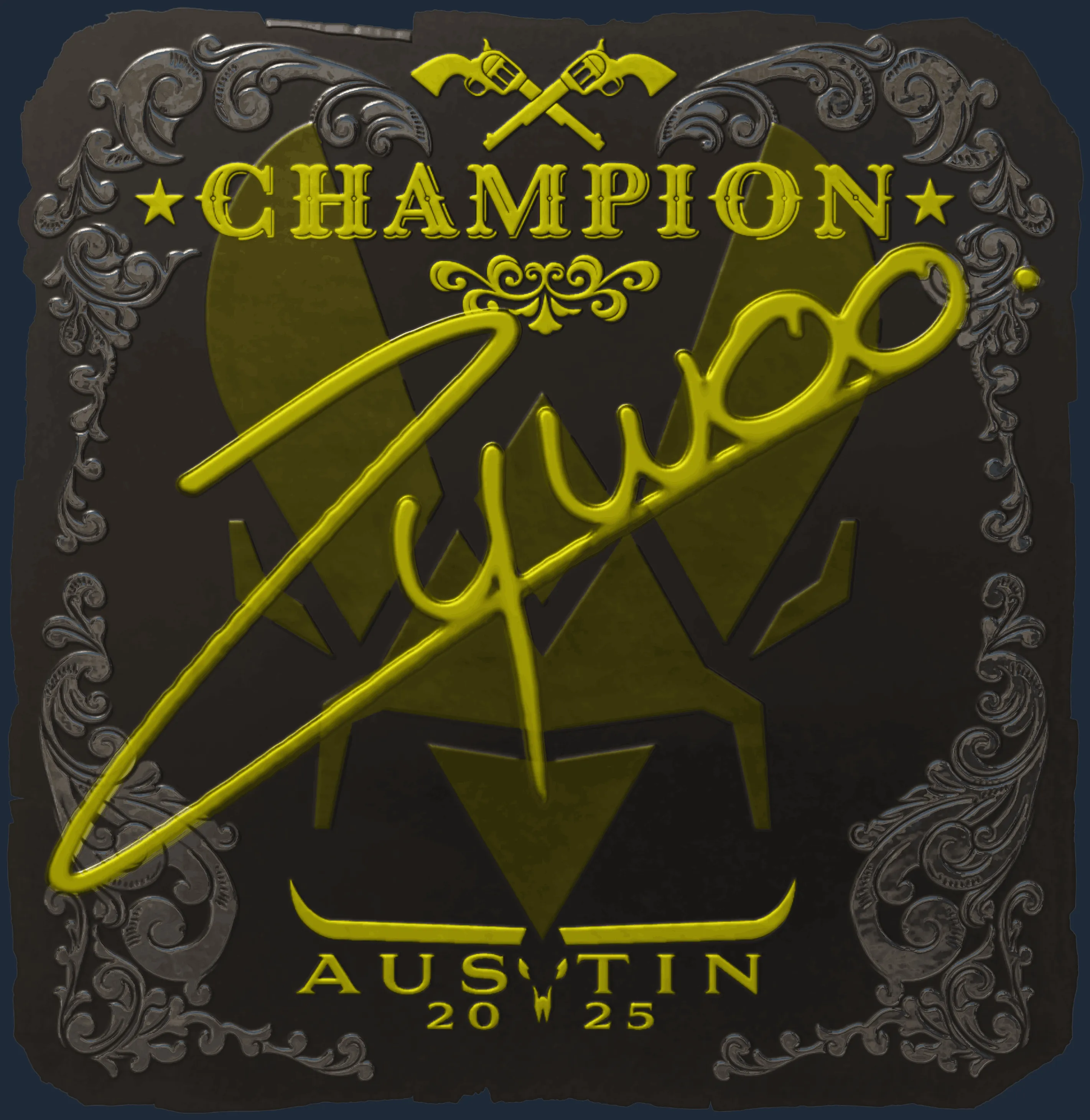 Sticker | ZywOo (Foil, Champion) | Austin 2025