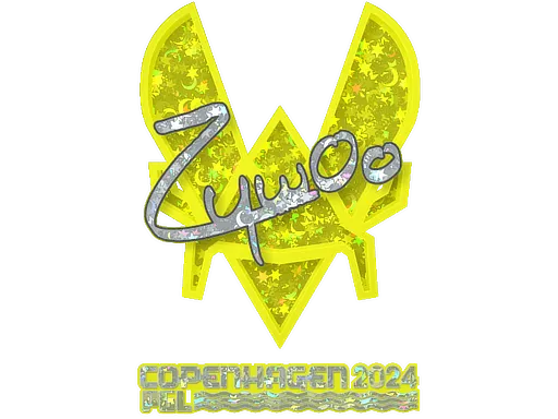 Sticker | ZywOo (Glitter) | Copenhagen 2024
