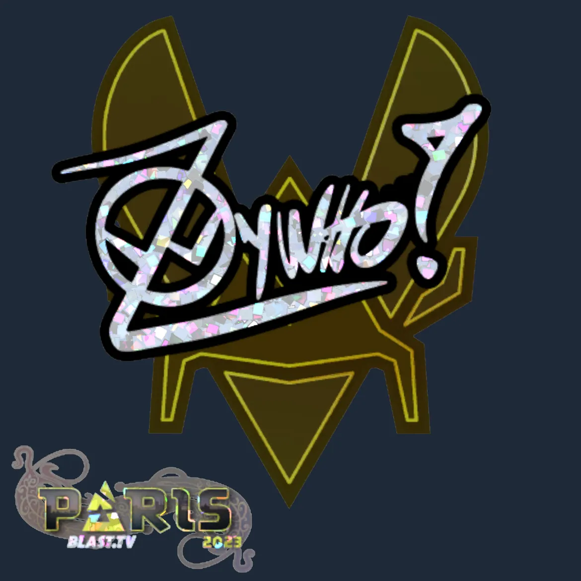Sticker | ZywOo (Glitter) | Paris 2023