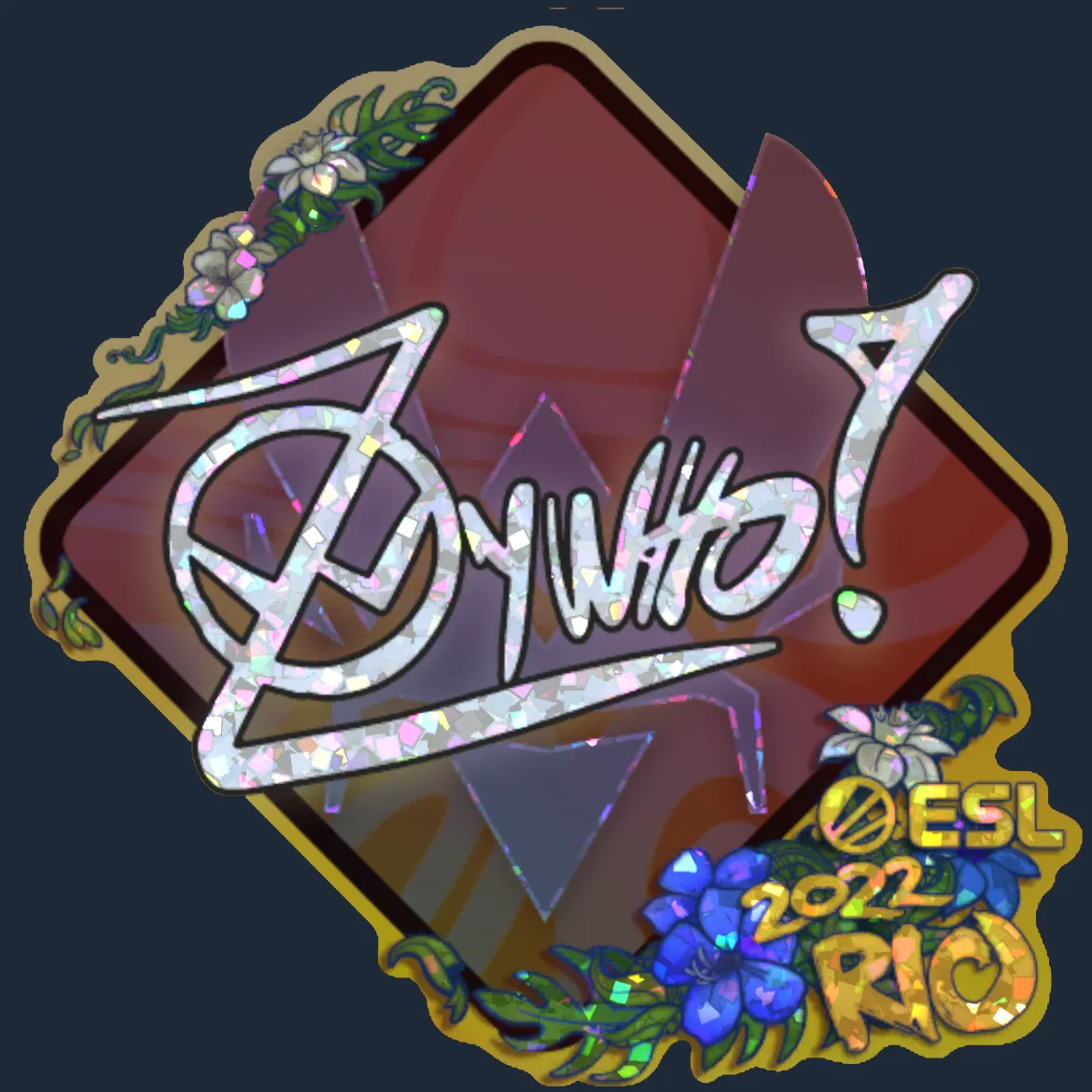 Sticker | ZywOo (Glitter) | Rio 2022