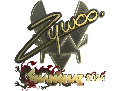 Sticker | ZywOo (Gold) | Shanghai 2024