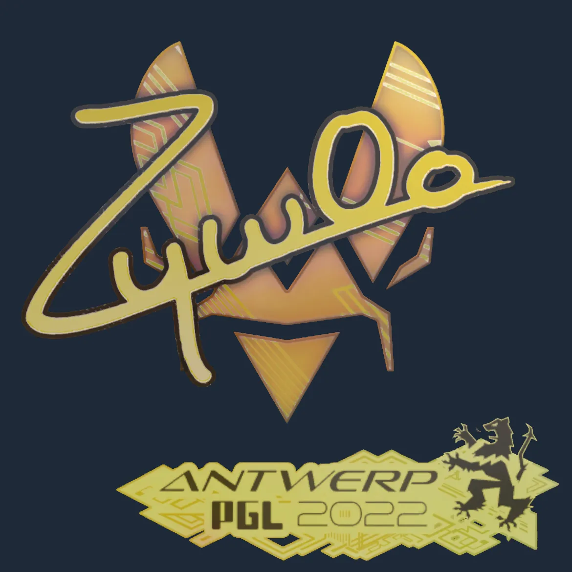 Sticker | ZywOo (Holo) | Antwerp 2022