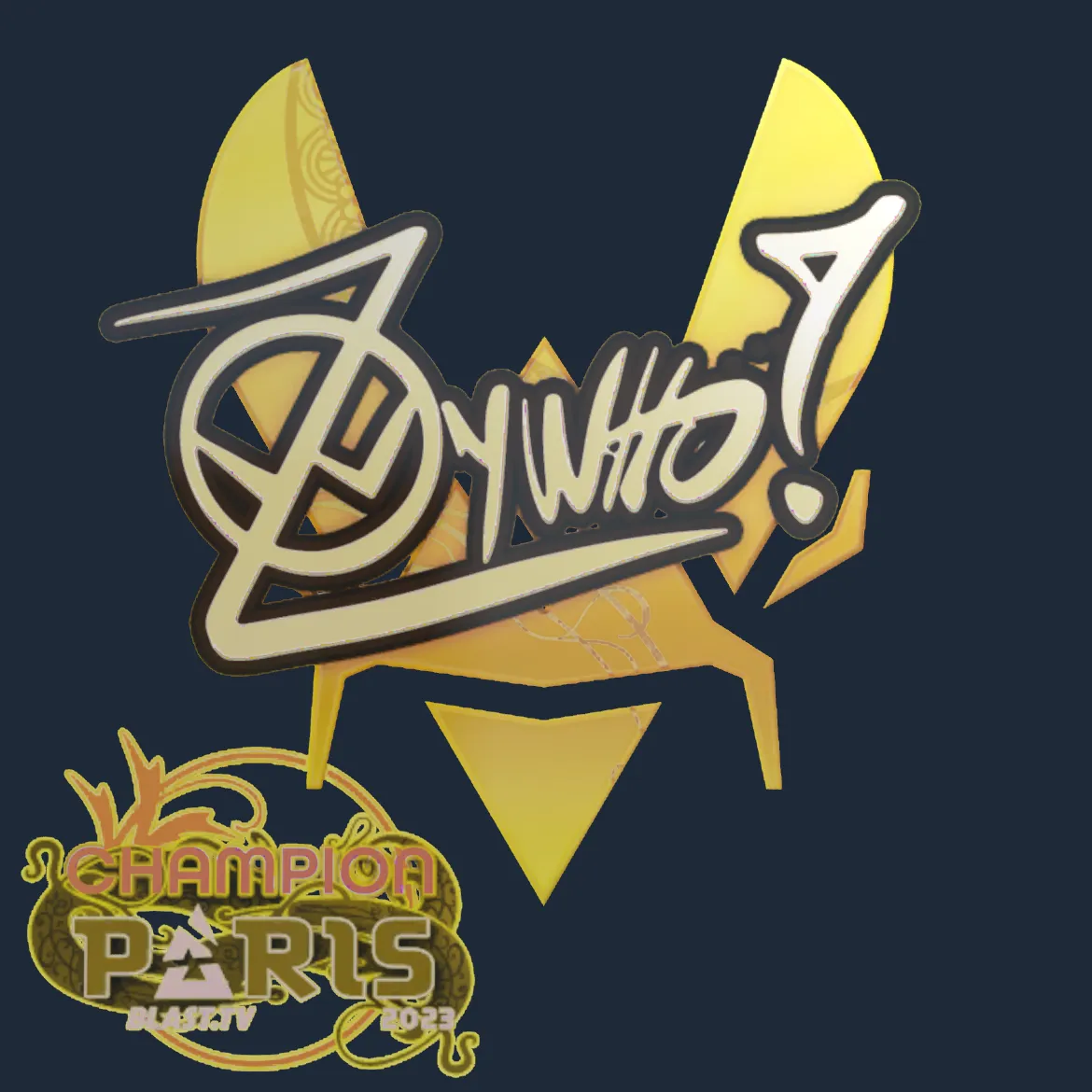 Sticker | ZywOo (Holo, Champion) | Paris 2023