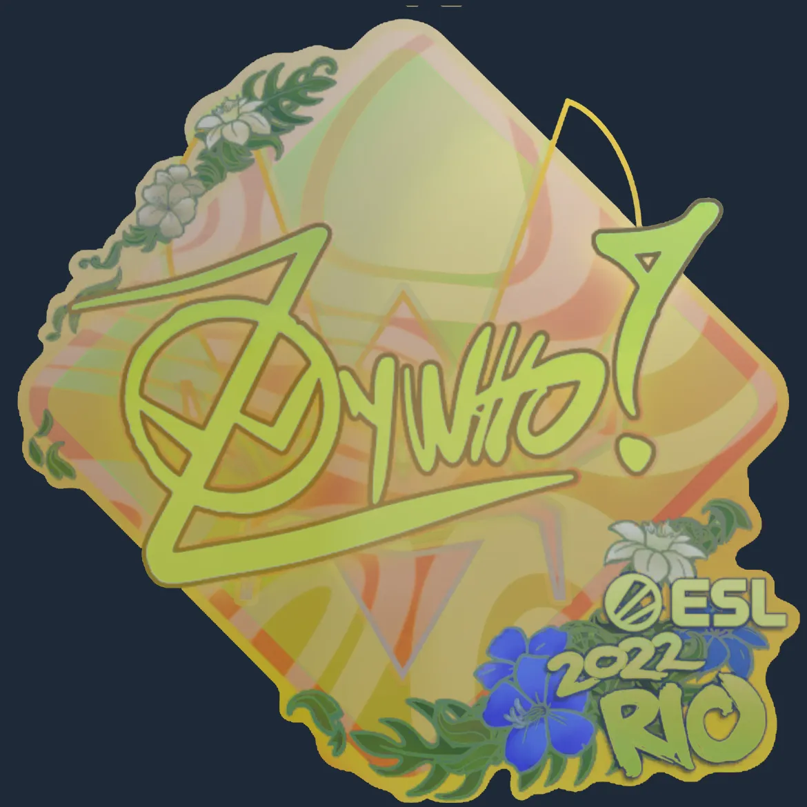 Sticker | ZywOo (Holo) | Rio 2022
