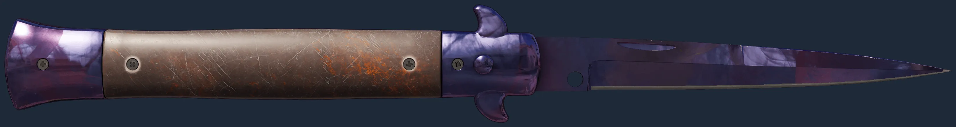 ★ Stiletto Knife | Doppler Black Pearl (Minimal Wear)