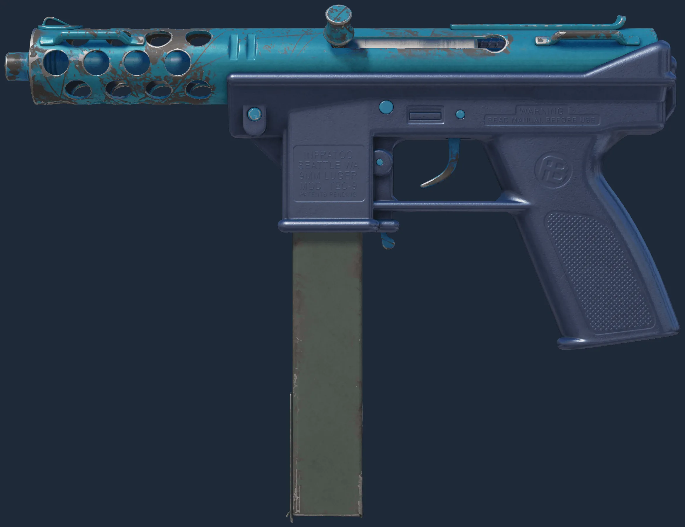 Tec-9 | Blue Blast (Field-Tested)