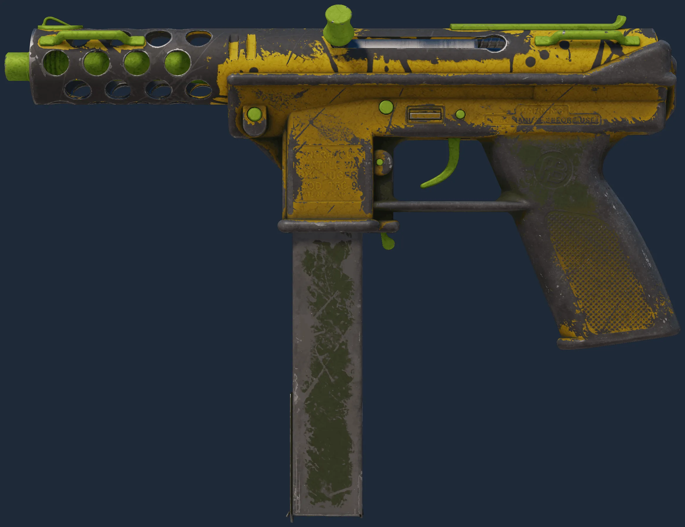 Tec-9 | Citric Acid (Battle-Scarred)