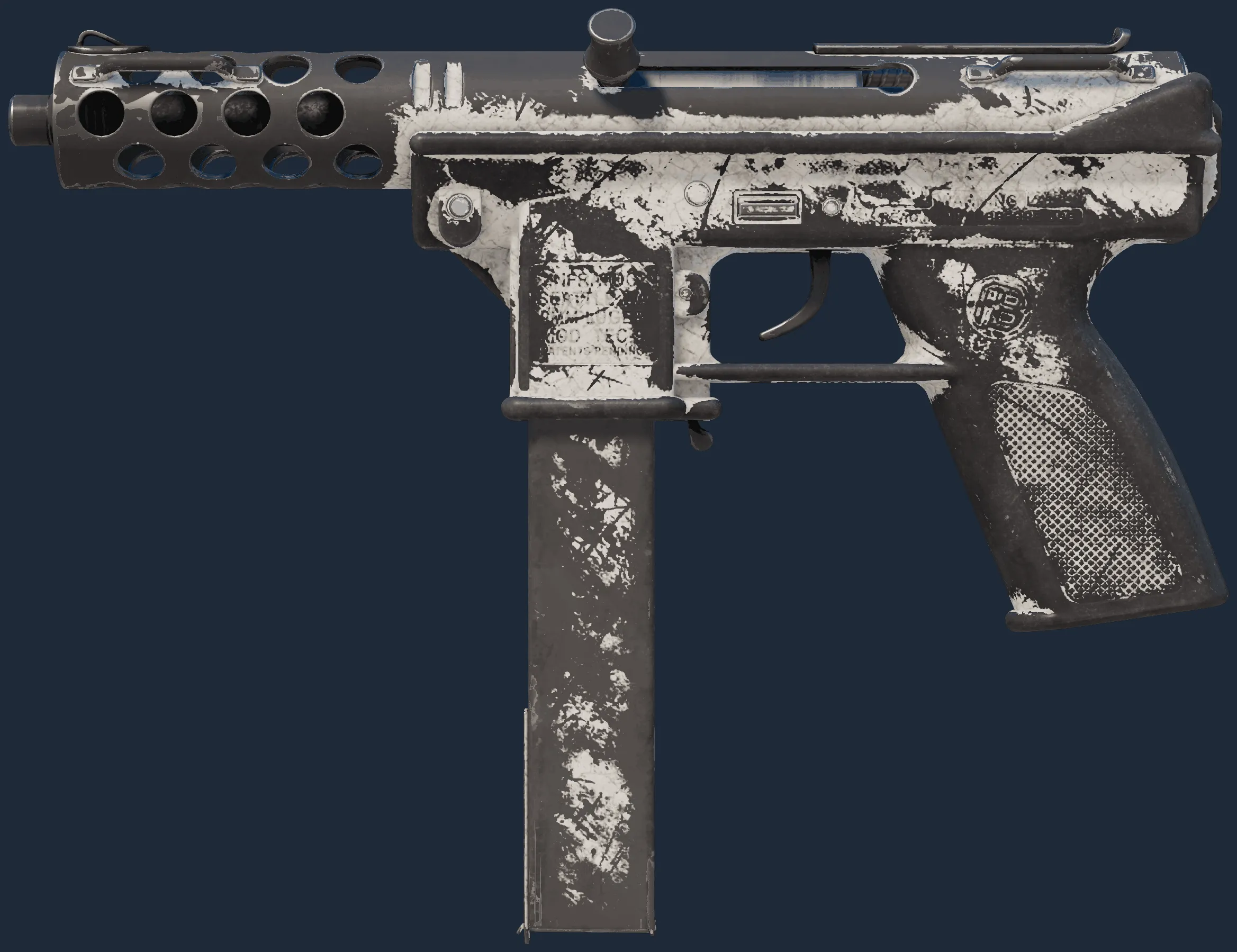 Tec-9 | Whiteout (Battle-Scarred)