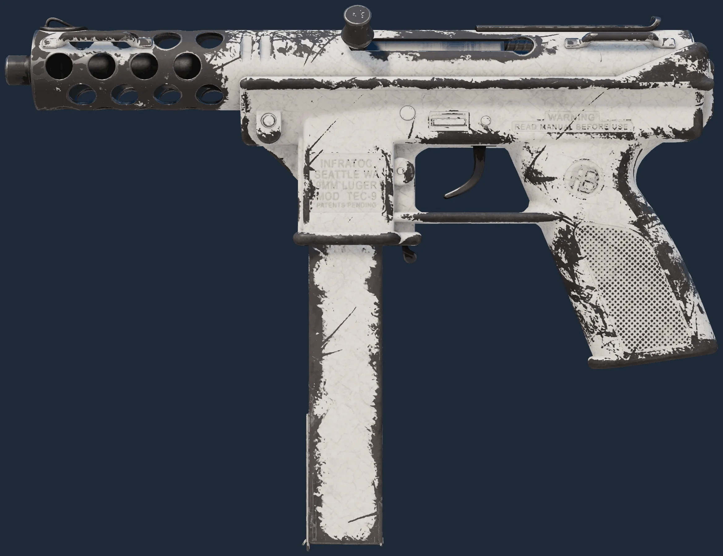 Tec-9 | Whiteout (Well-Worn)
