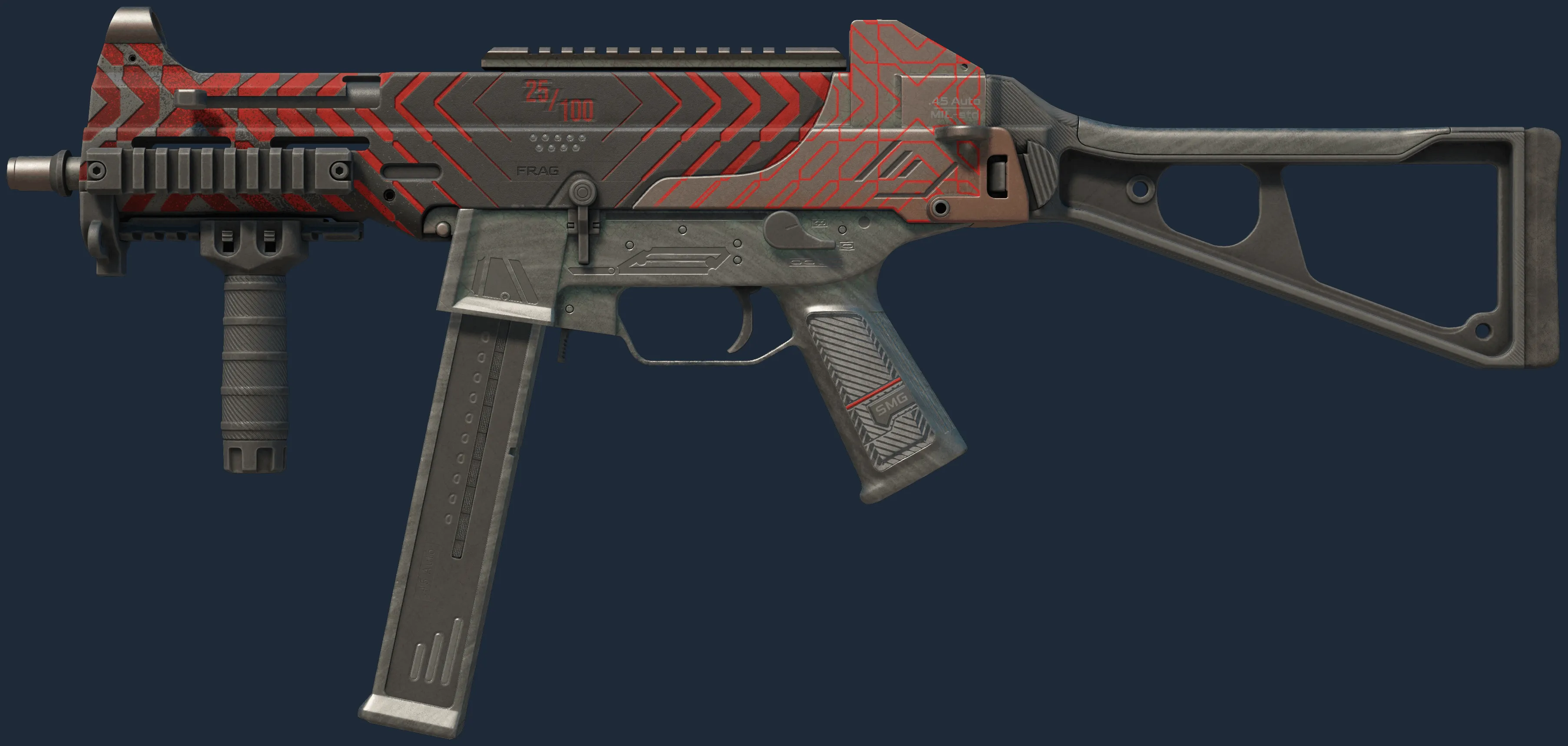 UMP-45 | Fragment (Well-Worn)