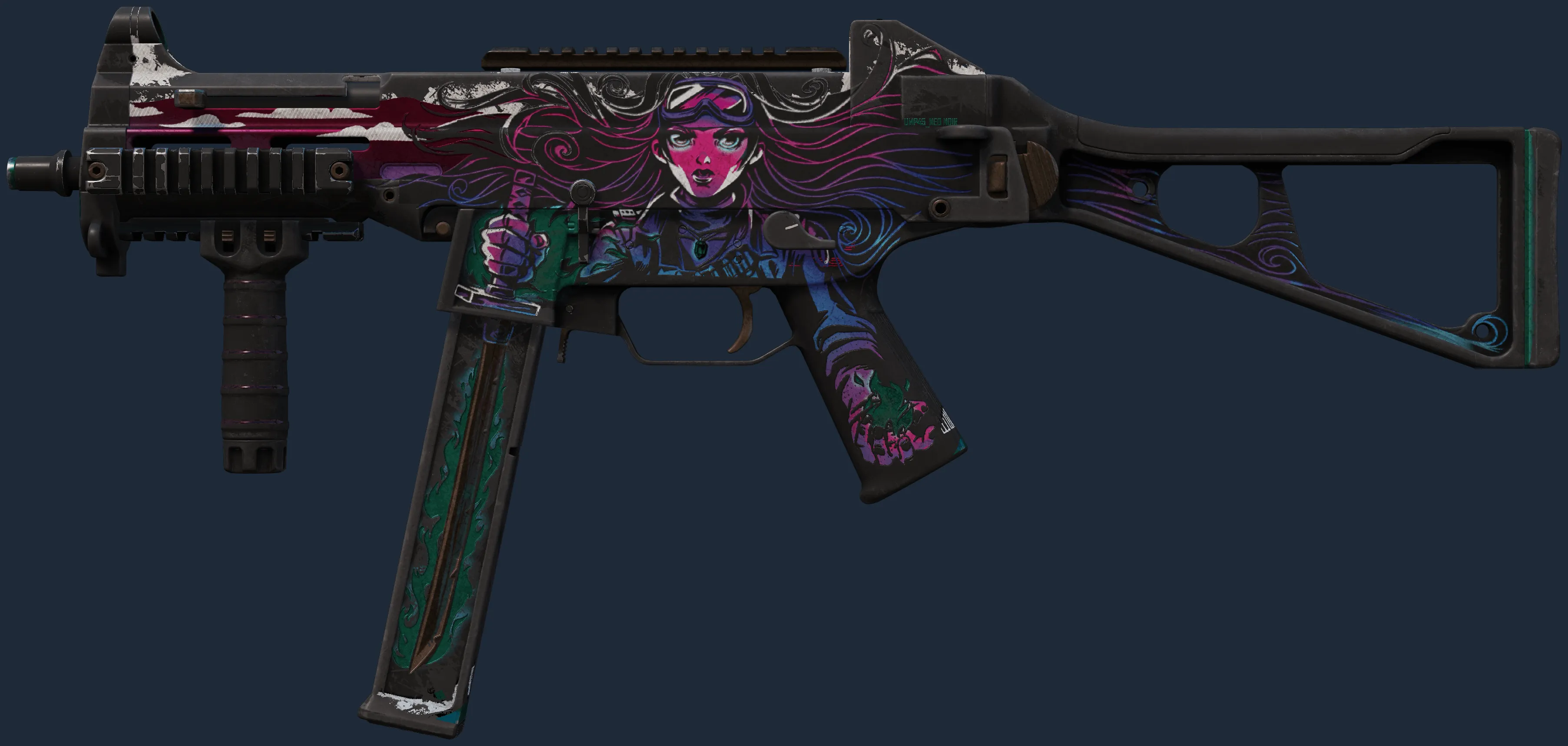UMP-45 | Neo-Noir (Battle-Scarred)