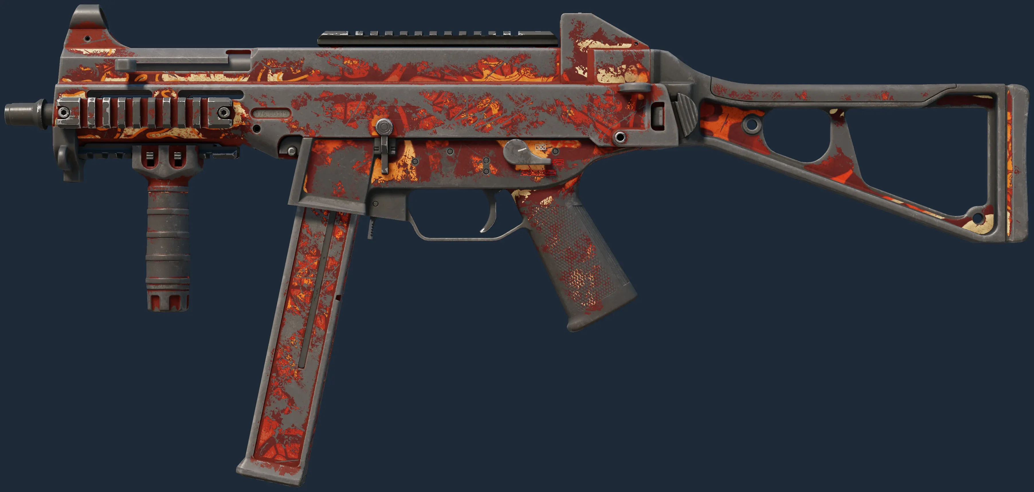 UMP-45 | Warm Blooded (Battle-Scarred)