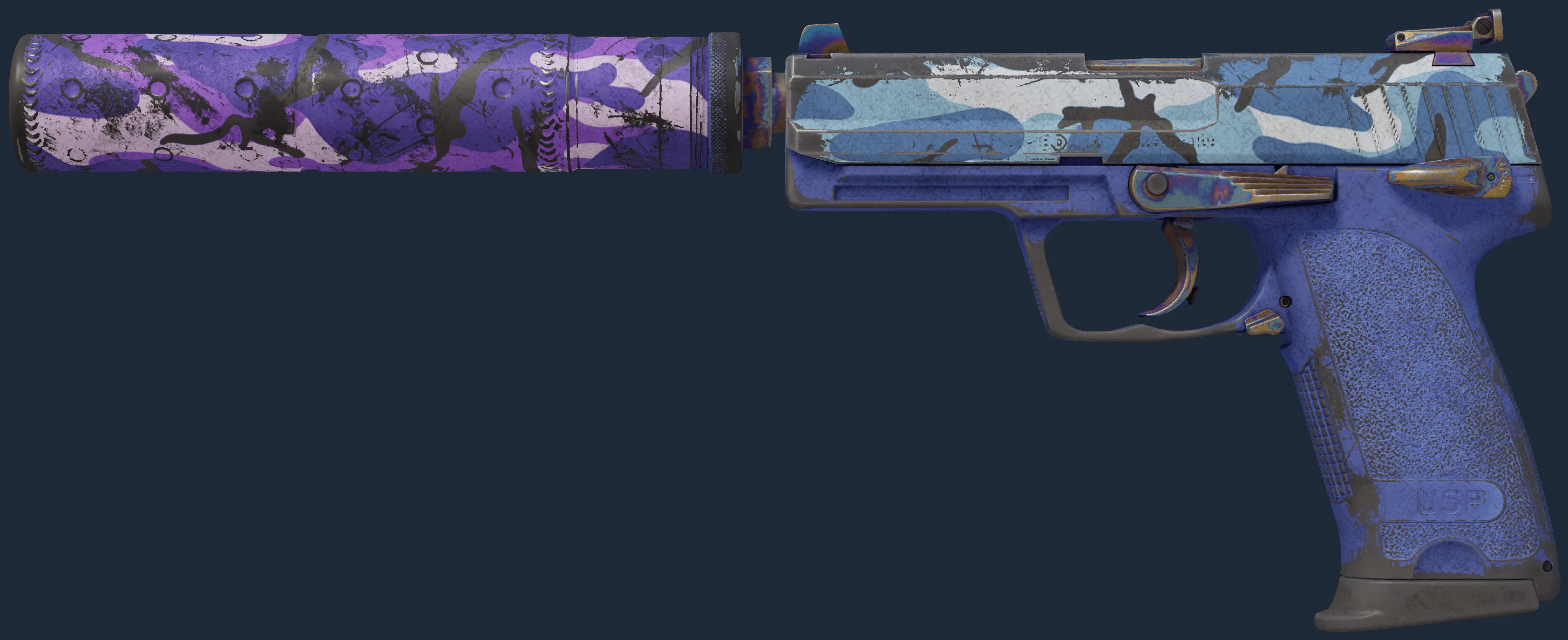 USP-S | Alpine Camo (Battle-Scarred)
