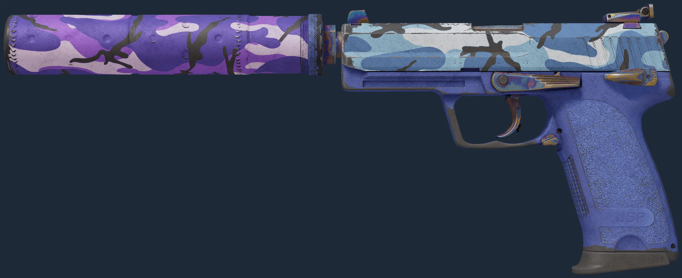 USP-S | Alpine Camo (Well-Worn)
