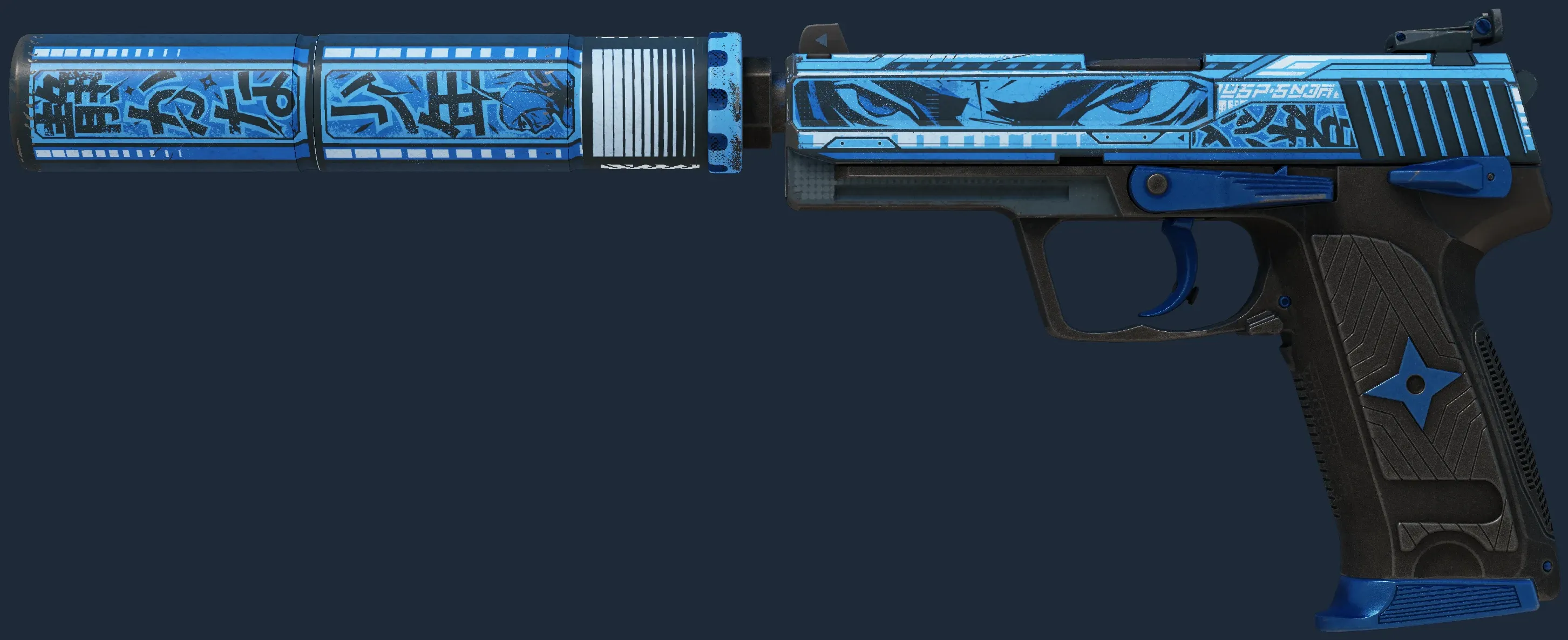 USP-S | Silent Shot (Well-Worn)