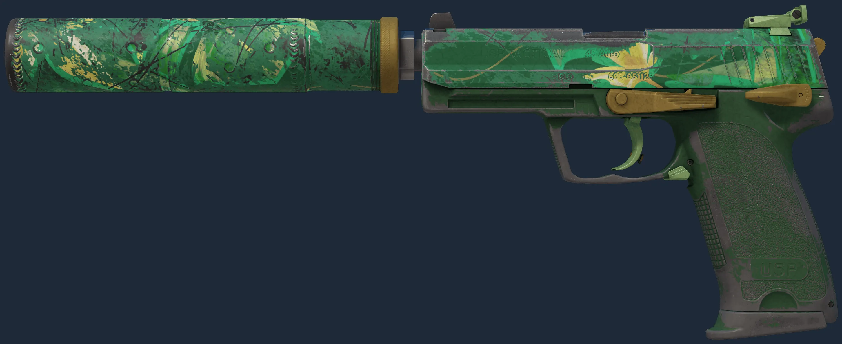 USP-S | Tropical Breeze (Well-Worn)