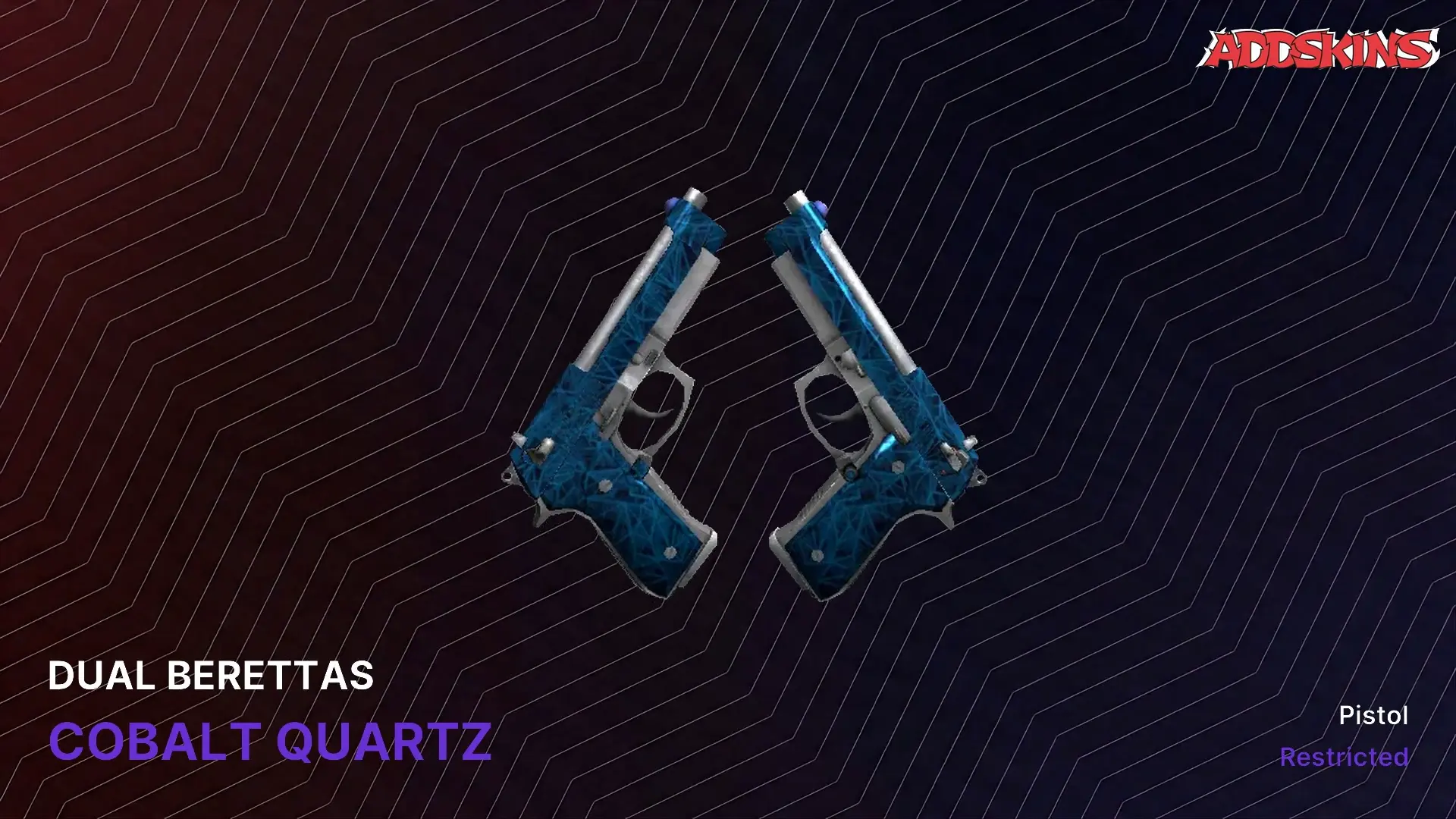 Dual Berettas | Cobalt Quartz (Minimal Wear) video preview
