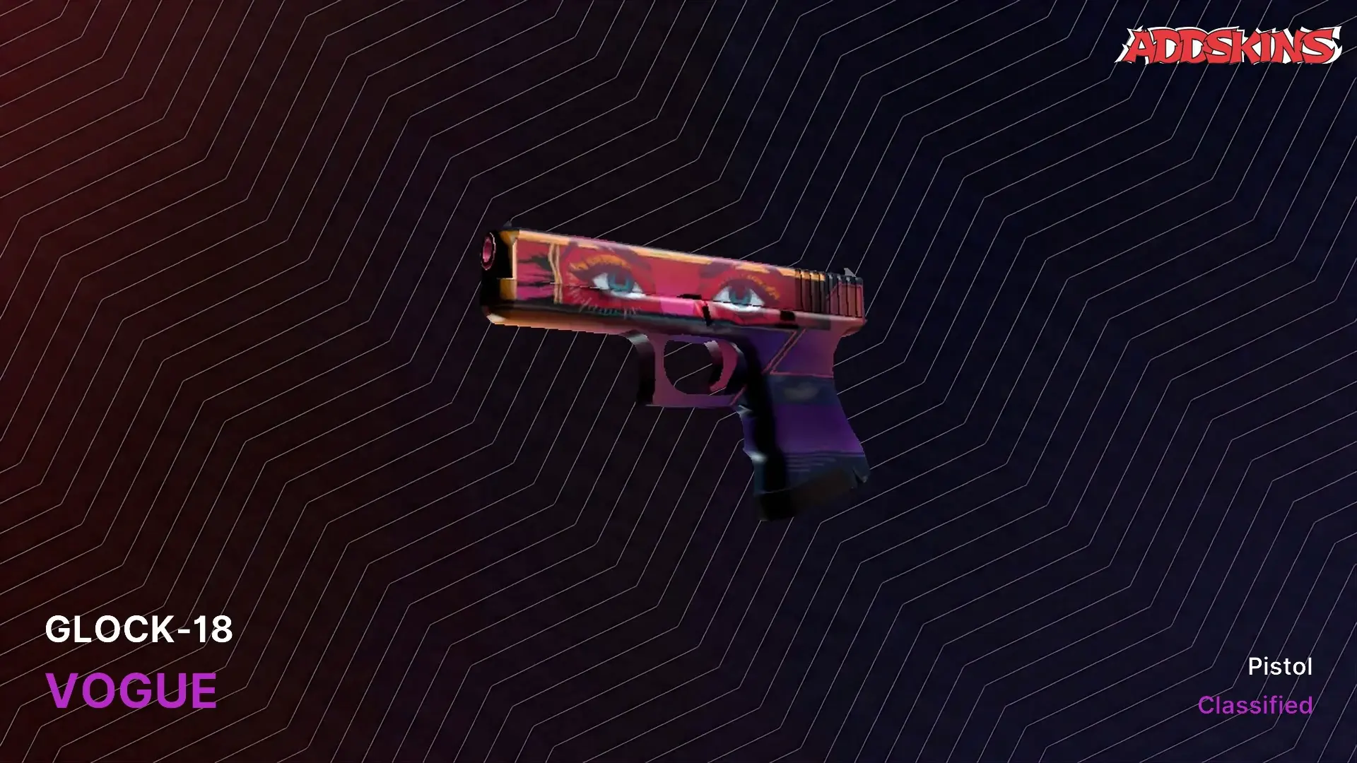 Glock-18 | Vogue (Well-Worn) video preview Glock-18 | Vogue (Well-Worn) video preview