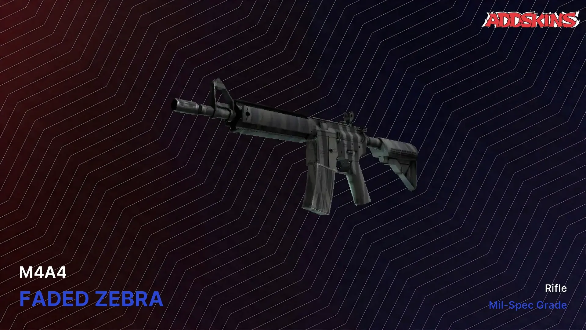 M4A4 | Faded Zebra (Field-Tested) video preview