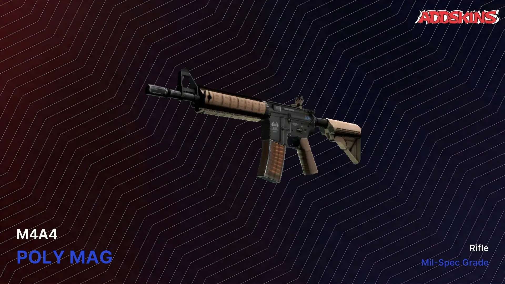 M4A4 | Poly Mag (Well-Worn) video preview M4A4 | Poly Mag (Well-Worn) video preview