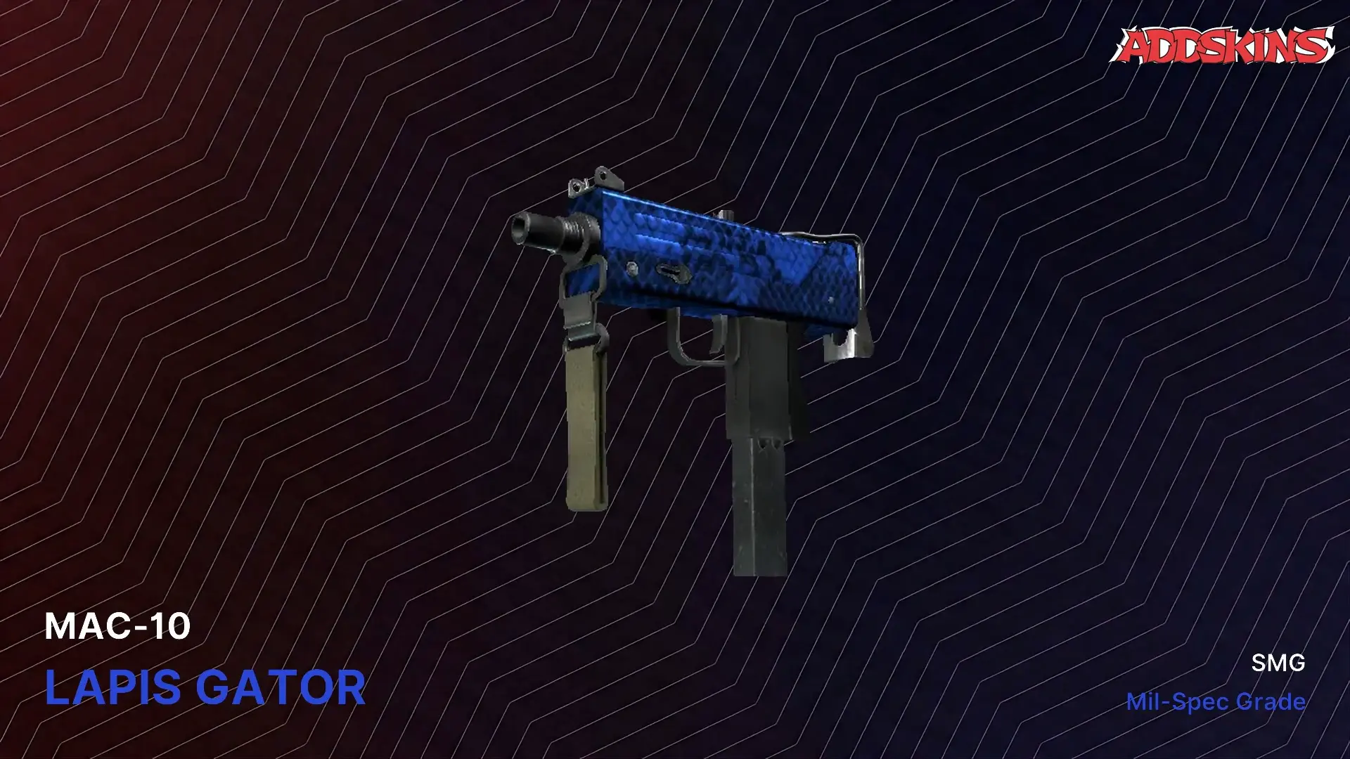 StatTrak MAC-10 | Lapis Gator (Field-Tested) video preview