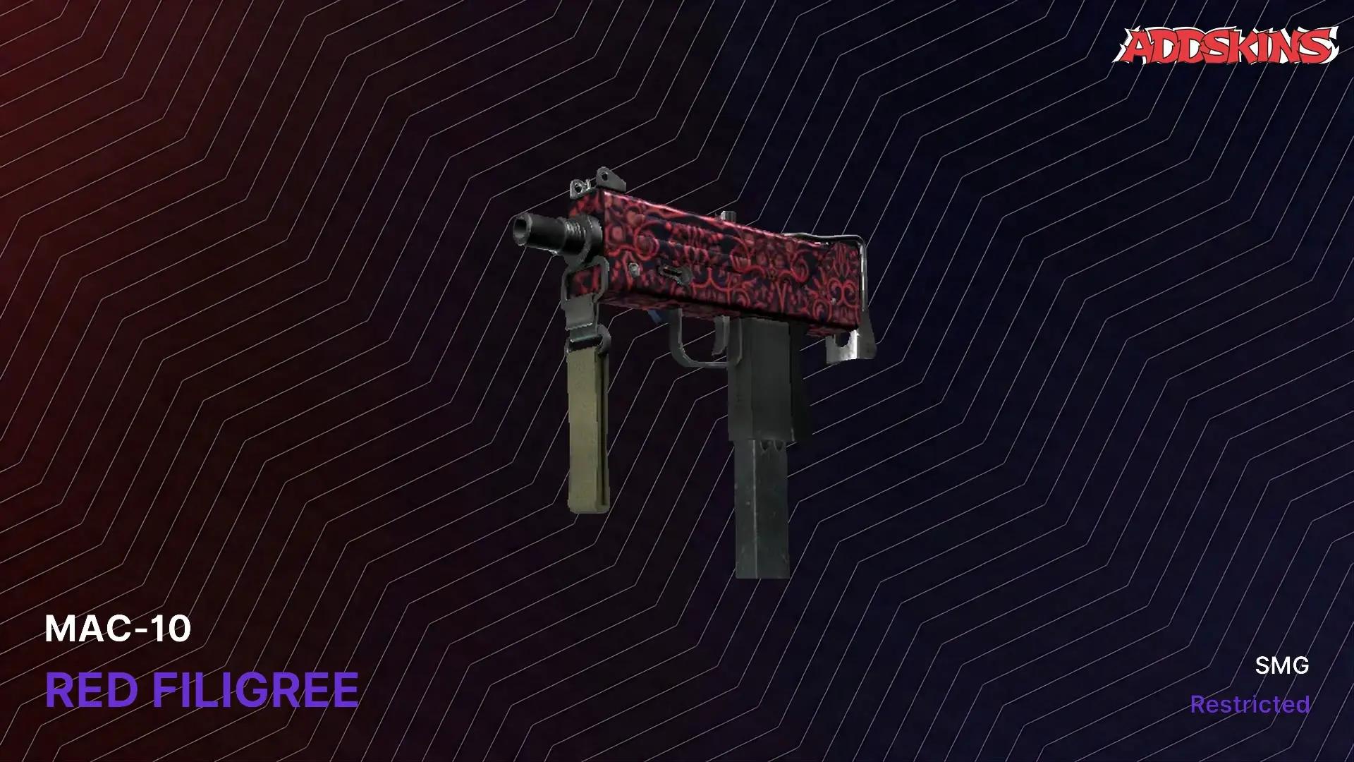 MAC-10 | Red Filigree video preview