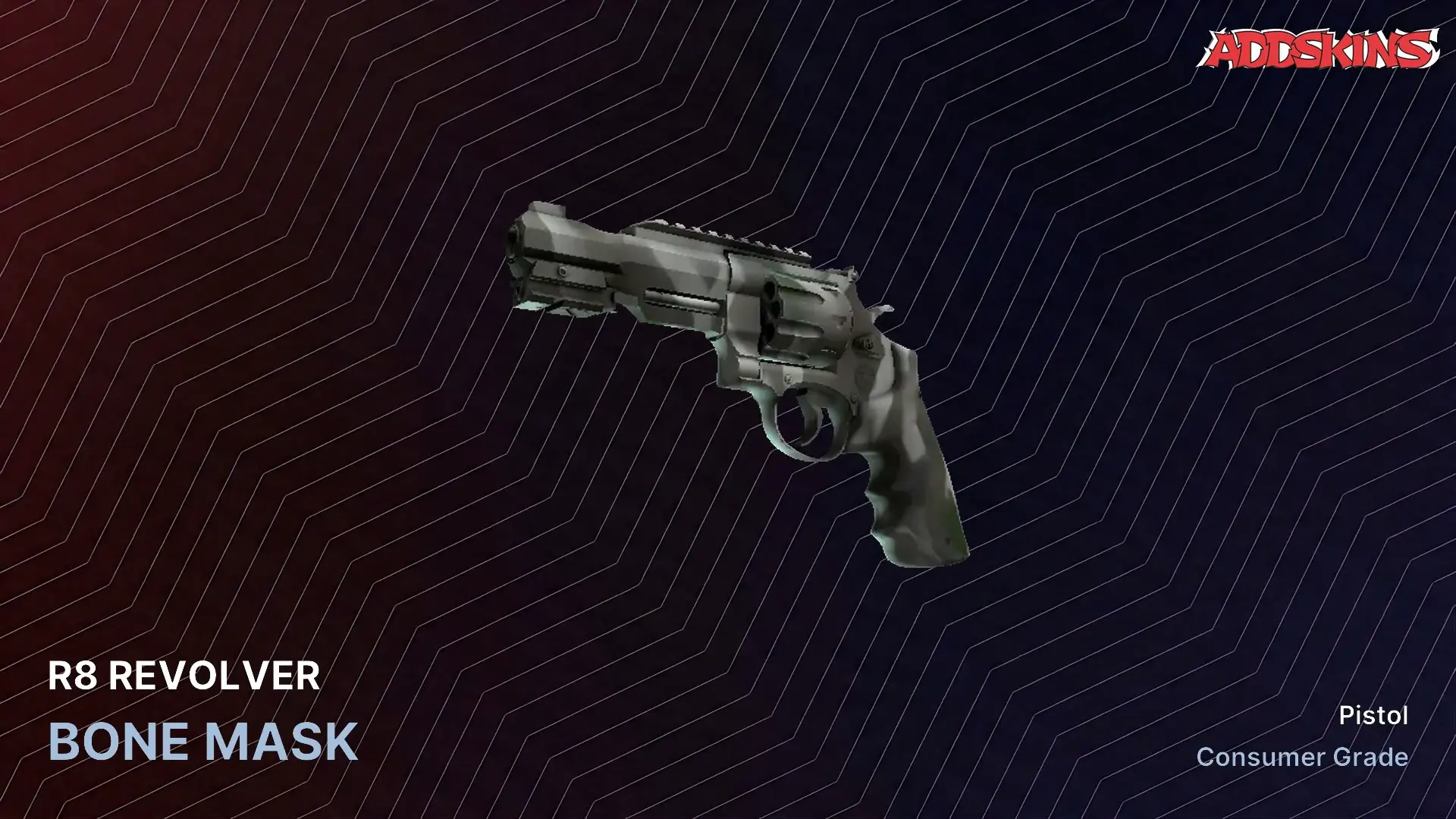 R8 Revolver | Bone Mask (Well-Worn) video preview