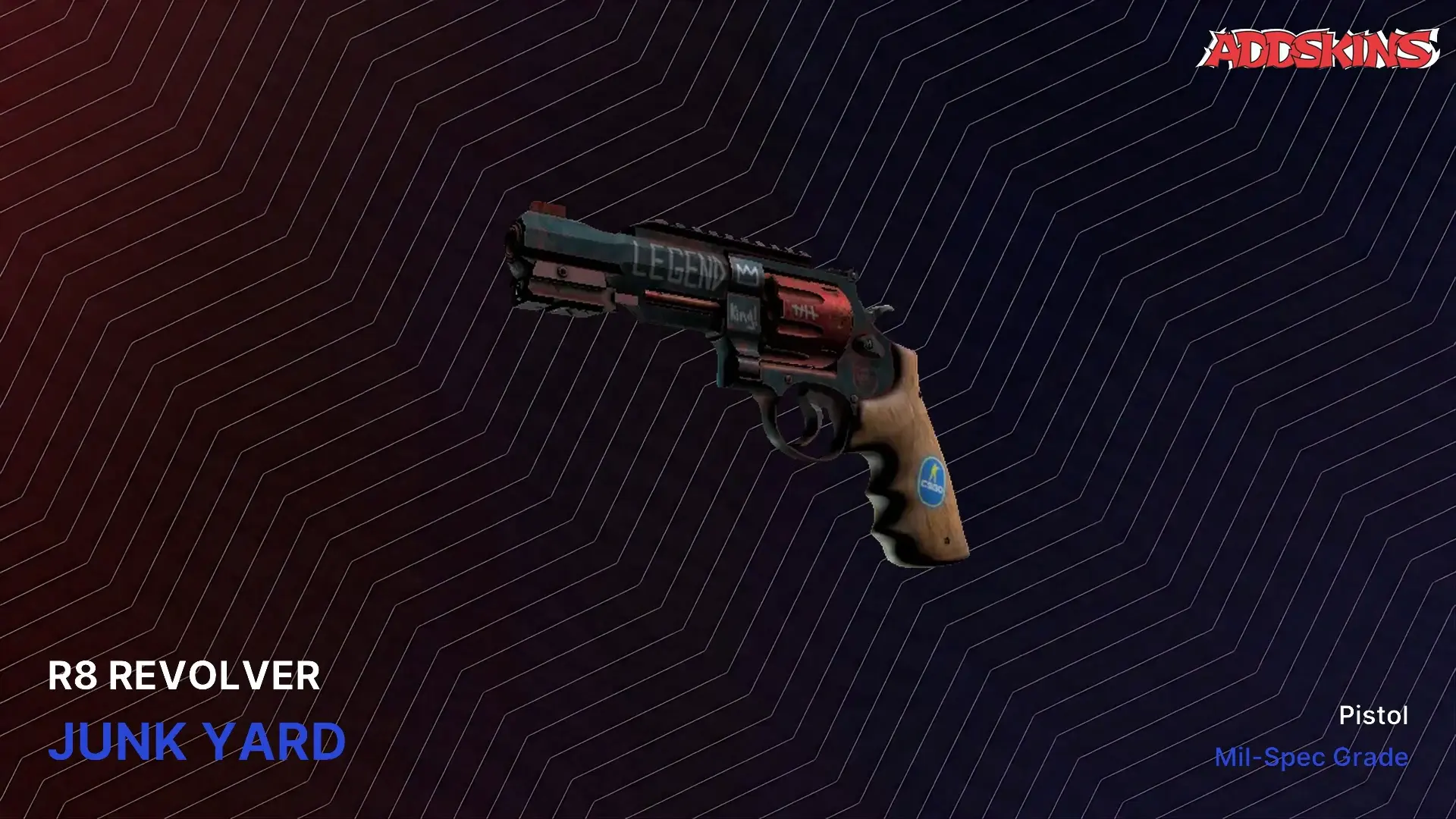 R8 Revolver | Junk Yard (Battle-Scarred) video preview