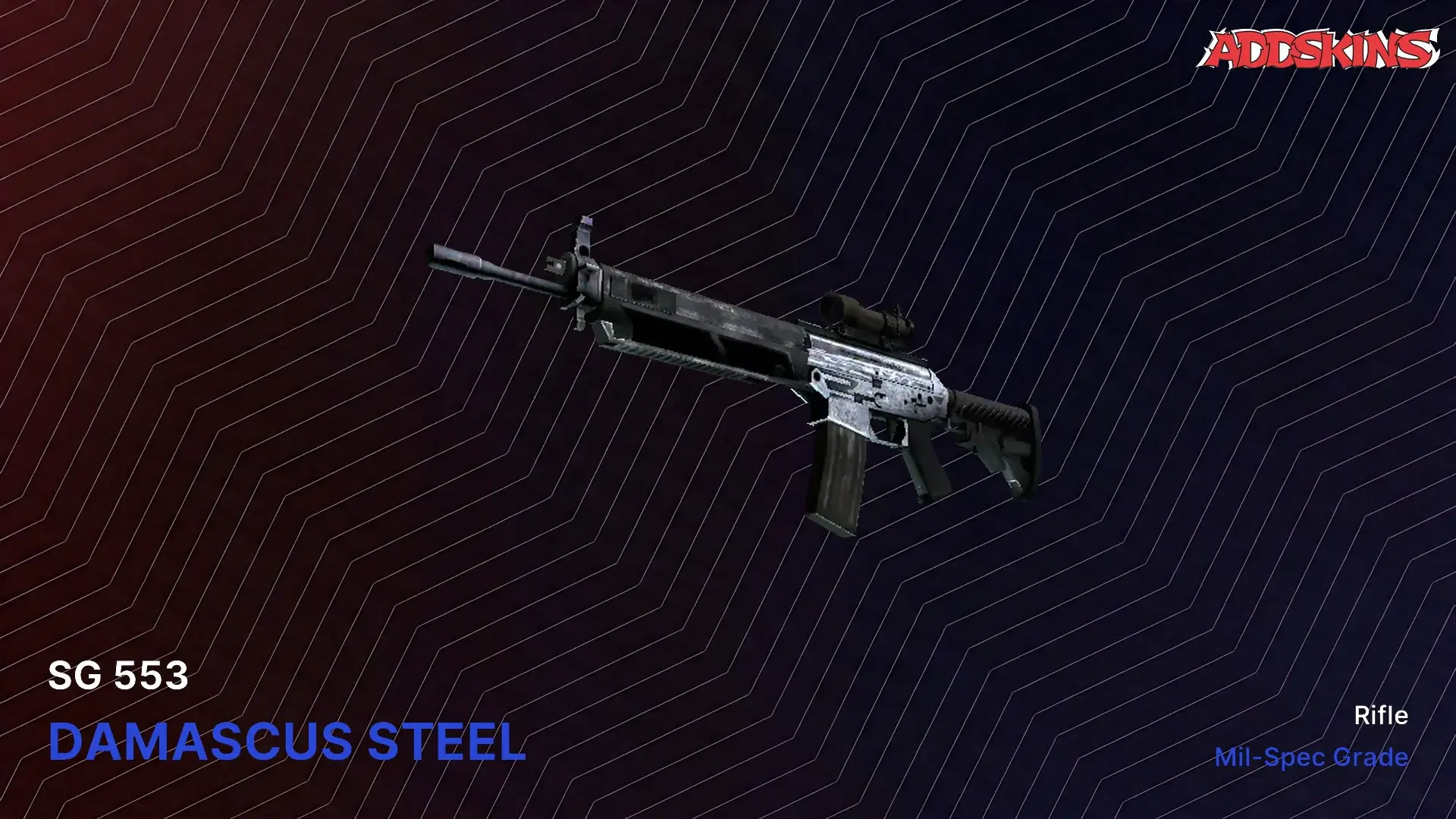 Souvenir SG 553 | Damascus Steel (Field-Tested) video preview