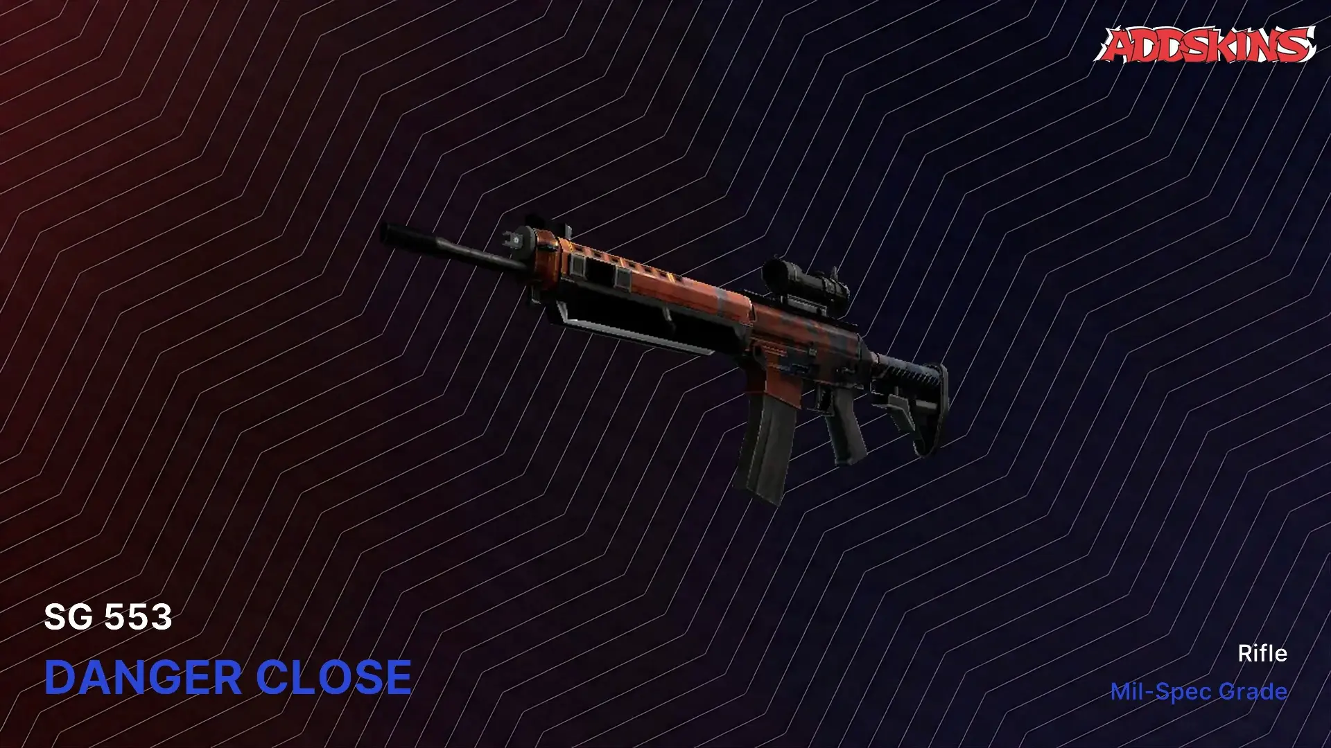SG 553 | Danger Close (Well-Worn) video preview