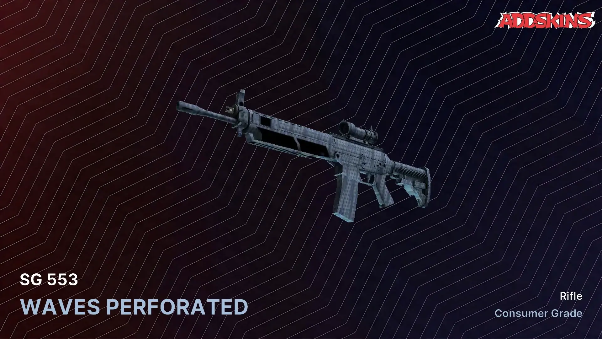 Souvenir SG 553 | Waves Perforated (Well-Worn) video preview