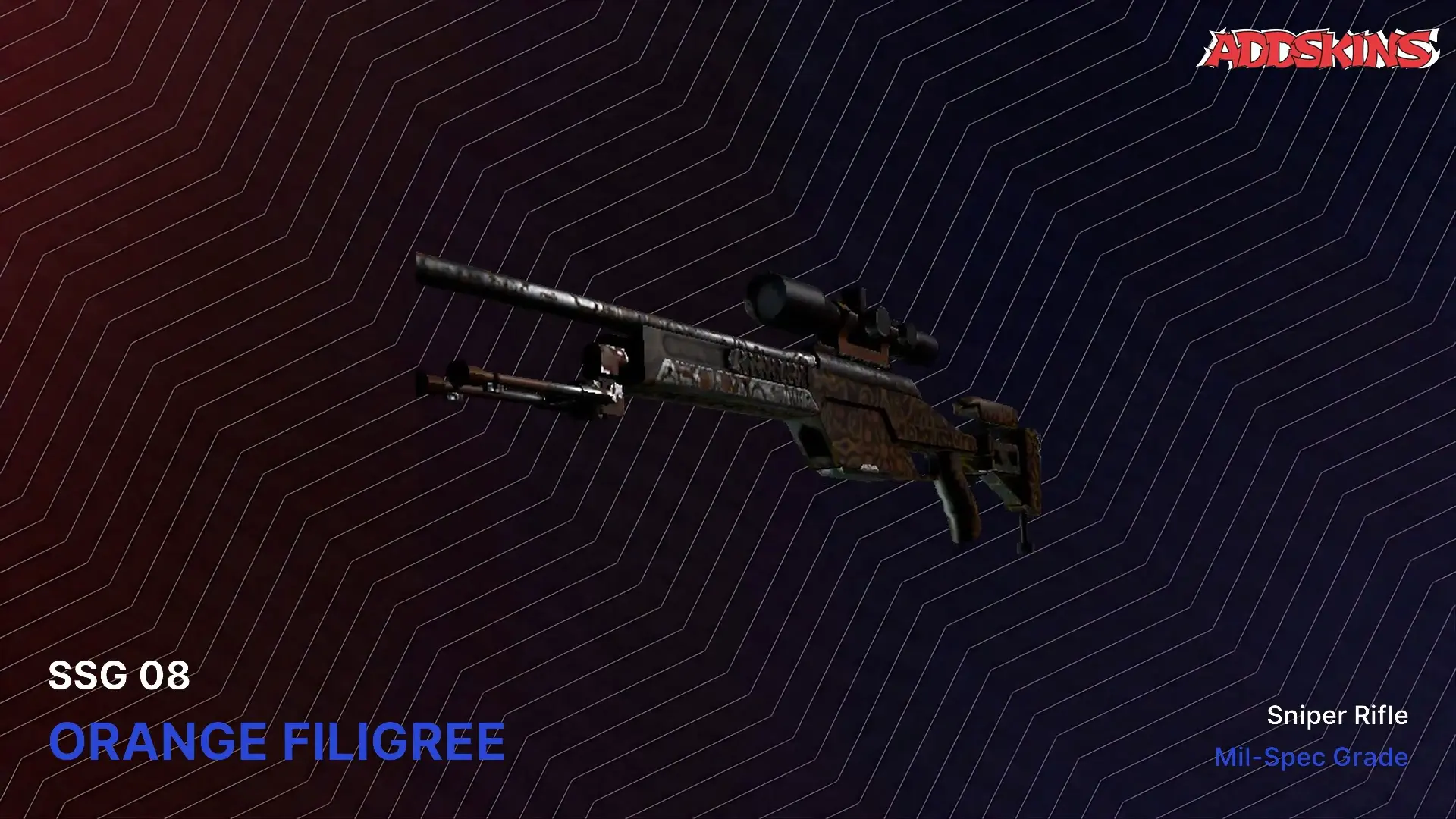 SSG 08 | Orange Filigree video preview